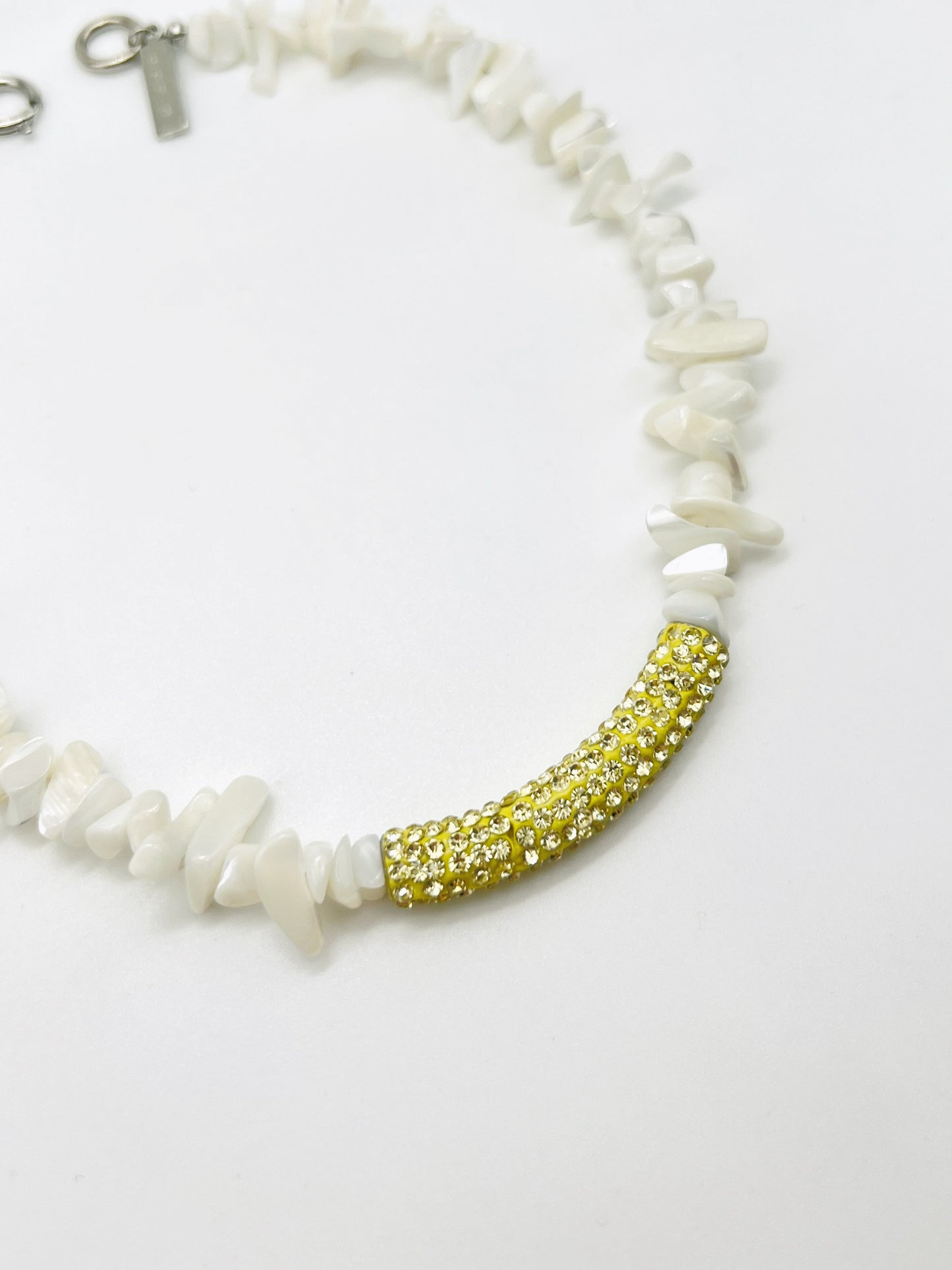 MOP bijou necklace - Yellow