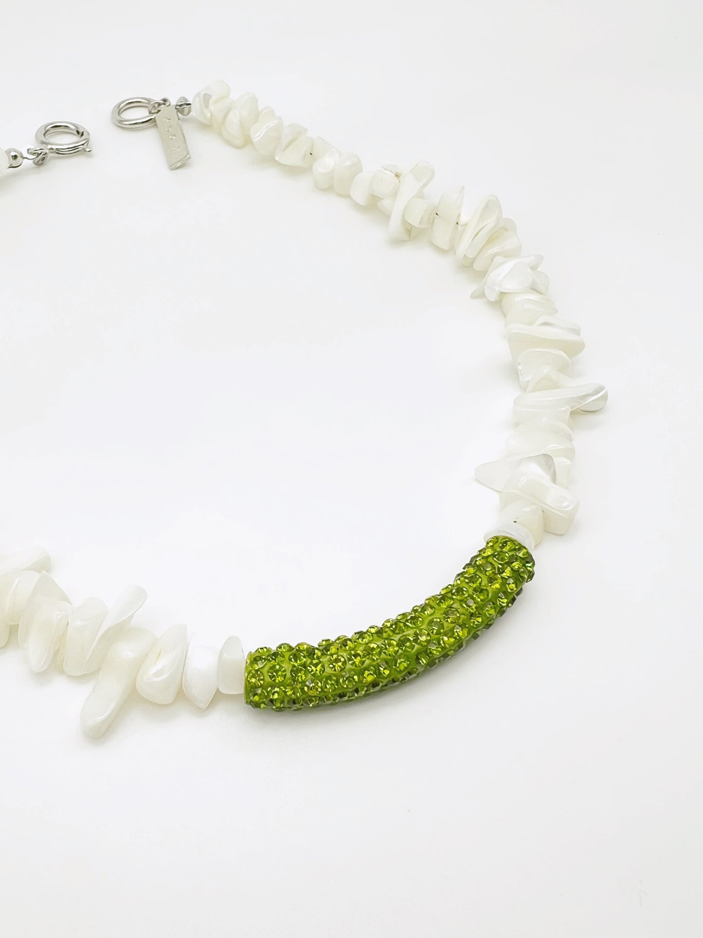 MOP bijou necklace - Green