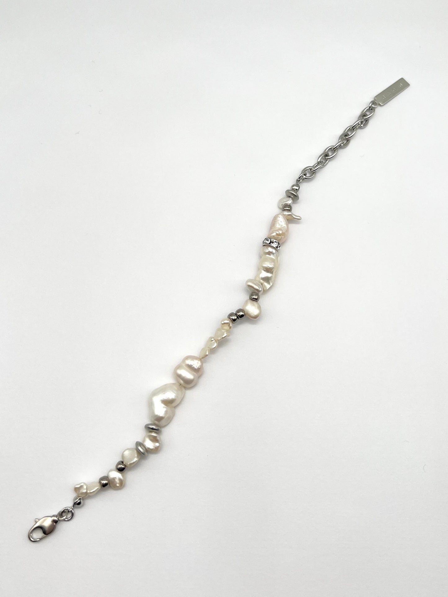 Glass pearl mix bracelet