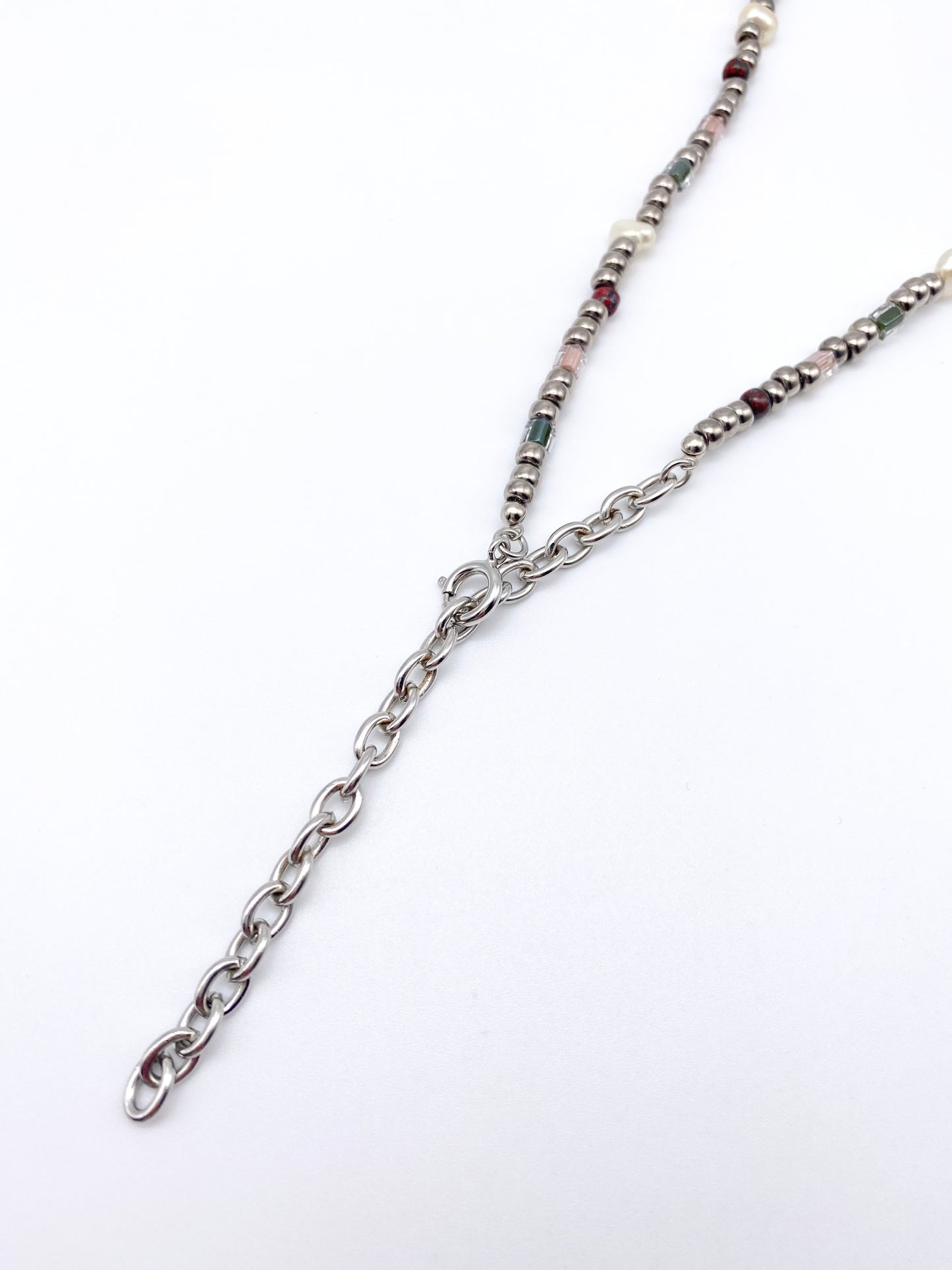 Glass bead necklace - BK