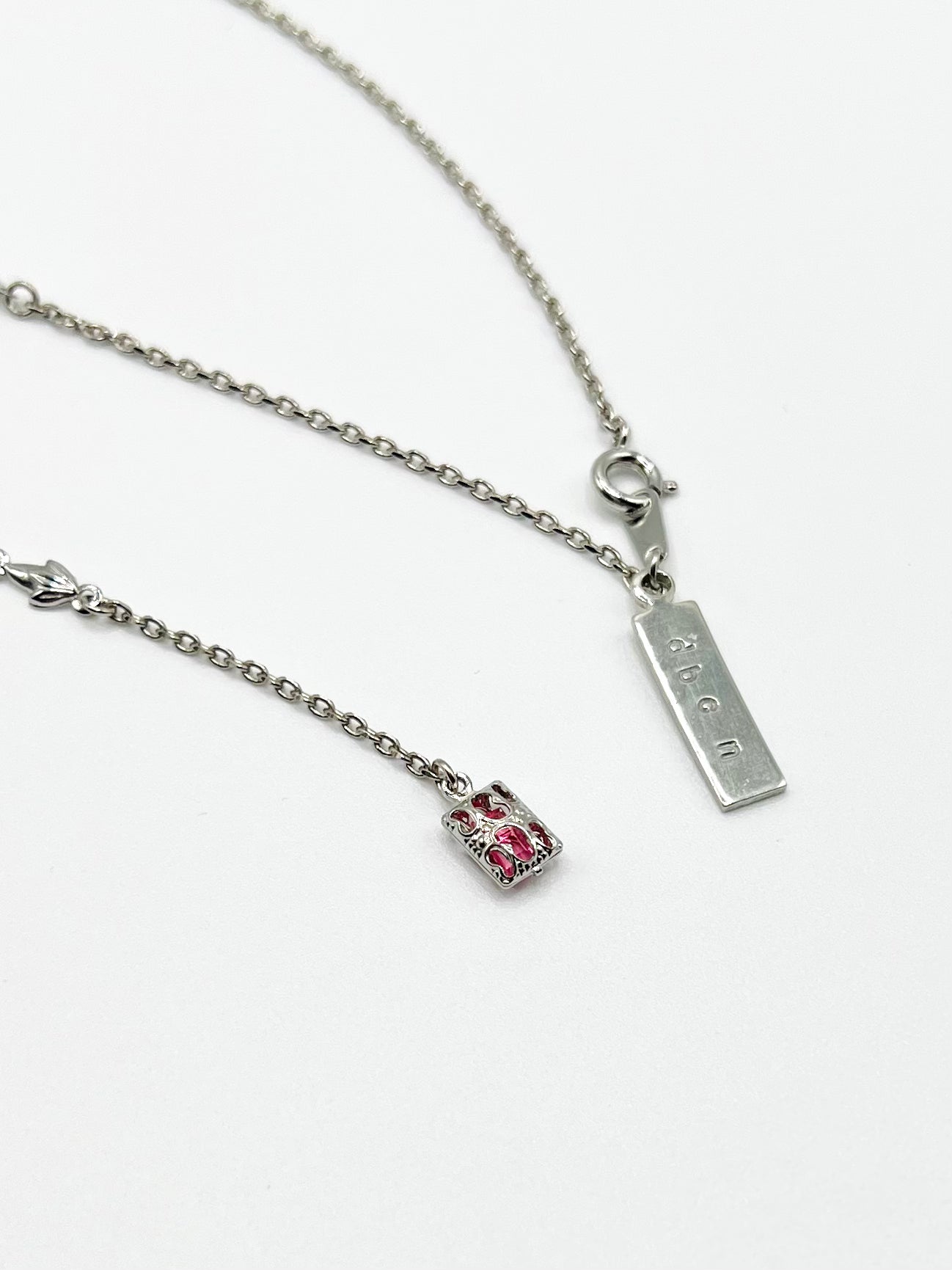 NW basket motif necklace - Silver