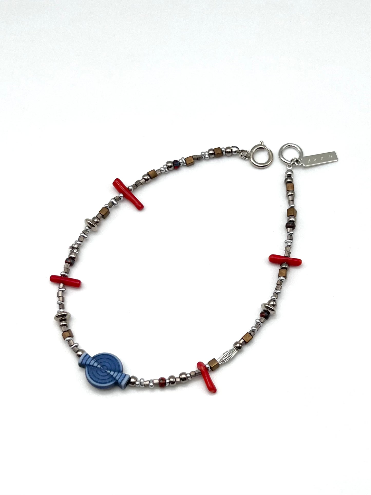 Motif necklace - Blue