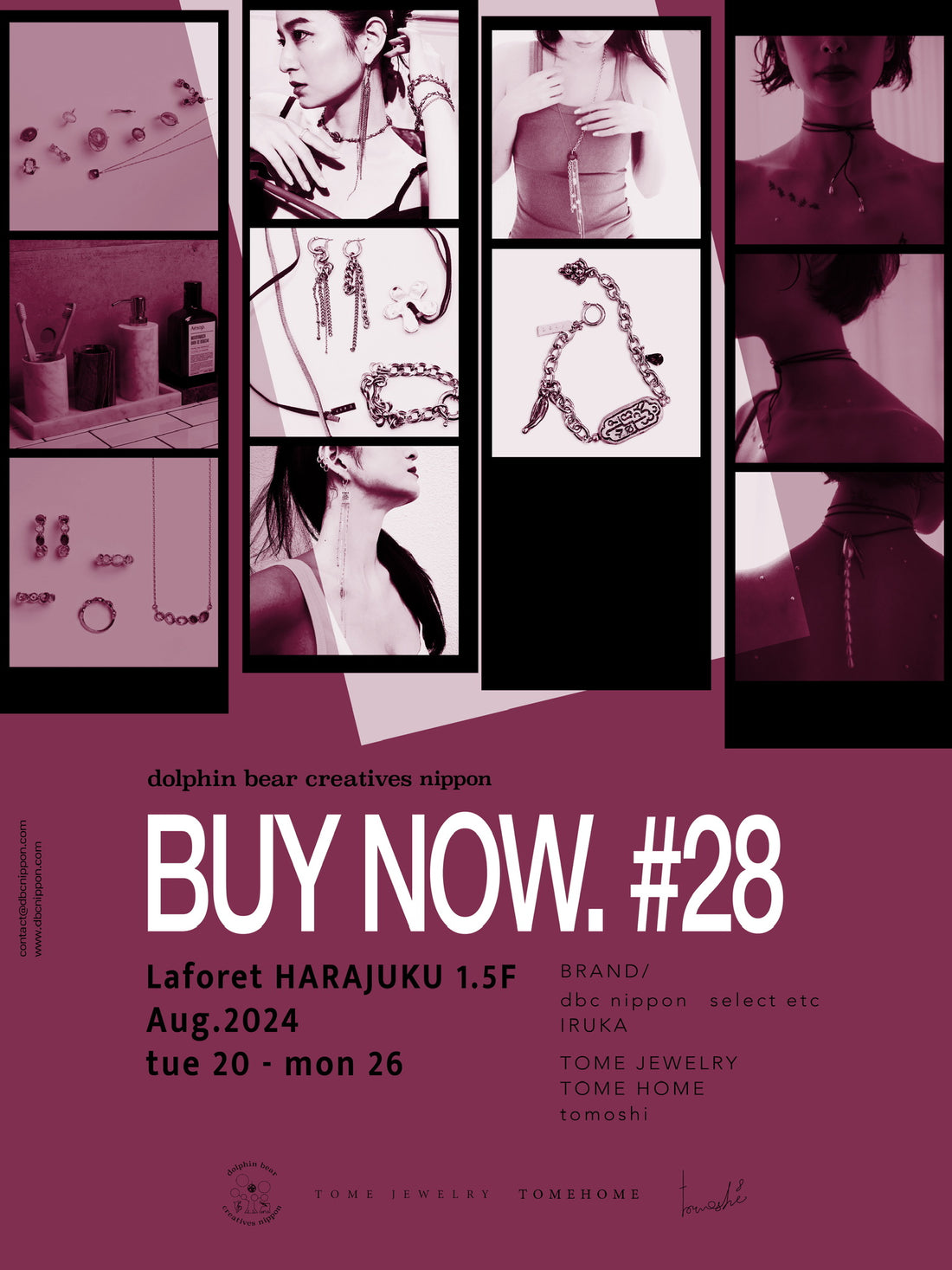 【POP UP EVENT “no.28"】2024.8.20tue - 26mon