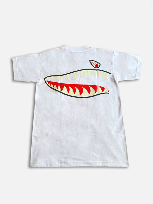 SALLY CAN'T DANCE S/S T-shirts Shark Face White