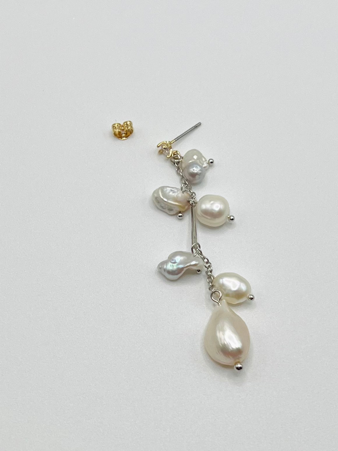 Pearl swing pierce - Gold