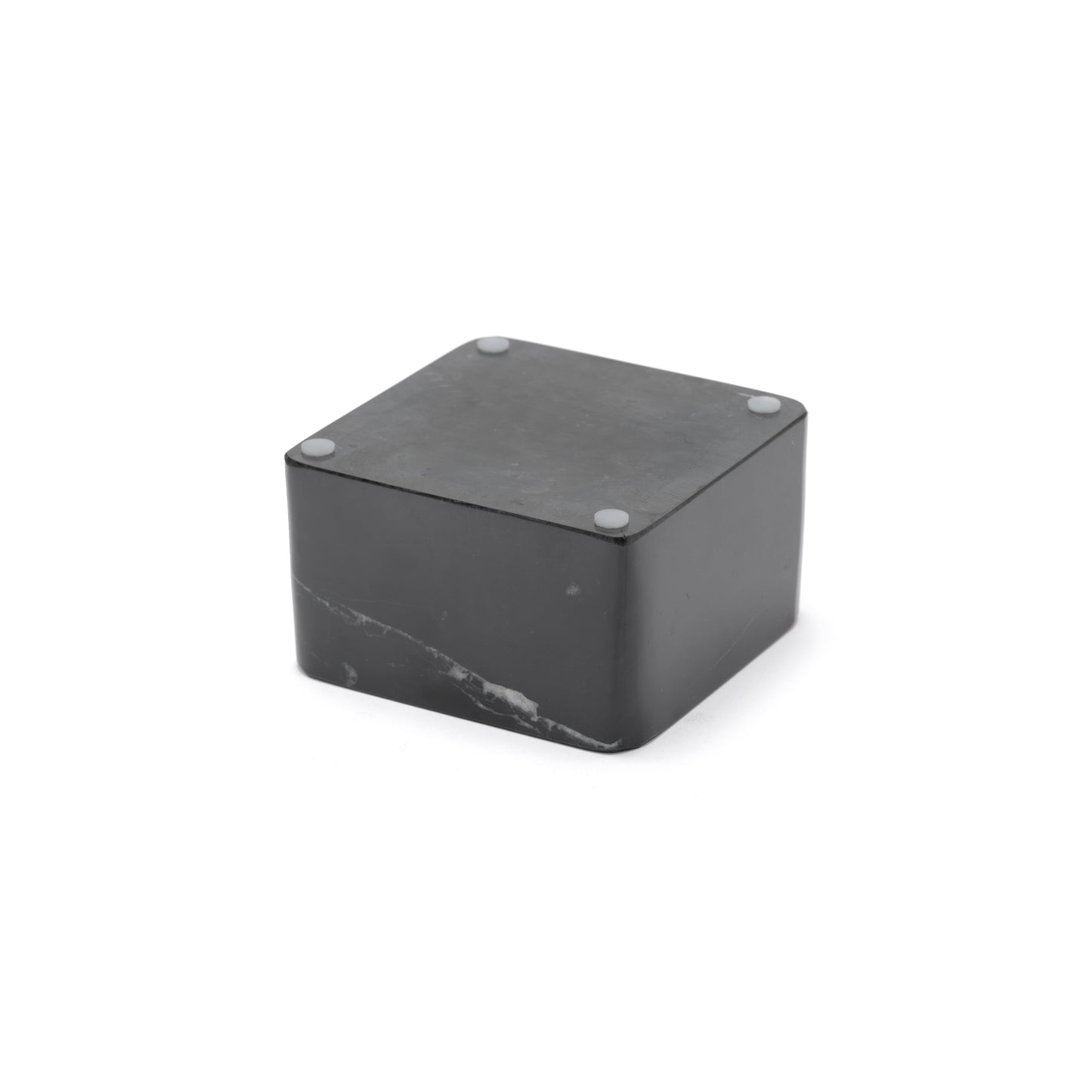 MARBLE SQUARE TRINKET BOX - Nero marquina