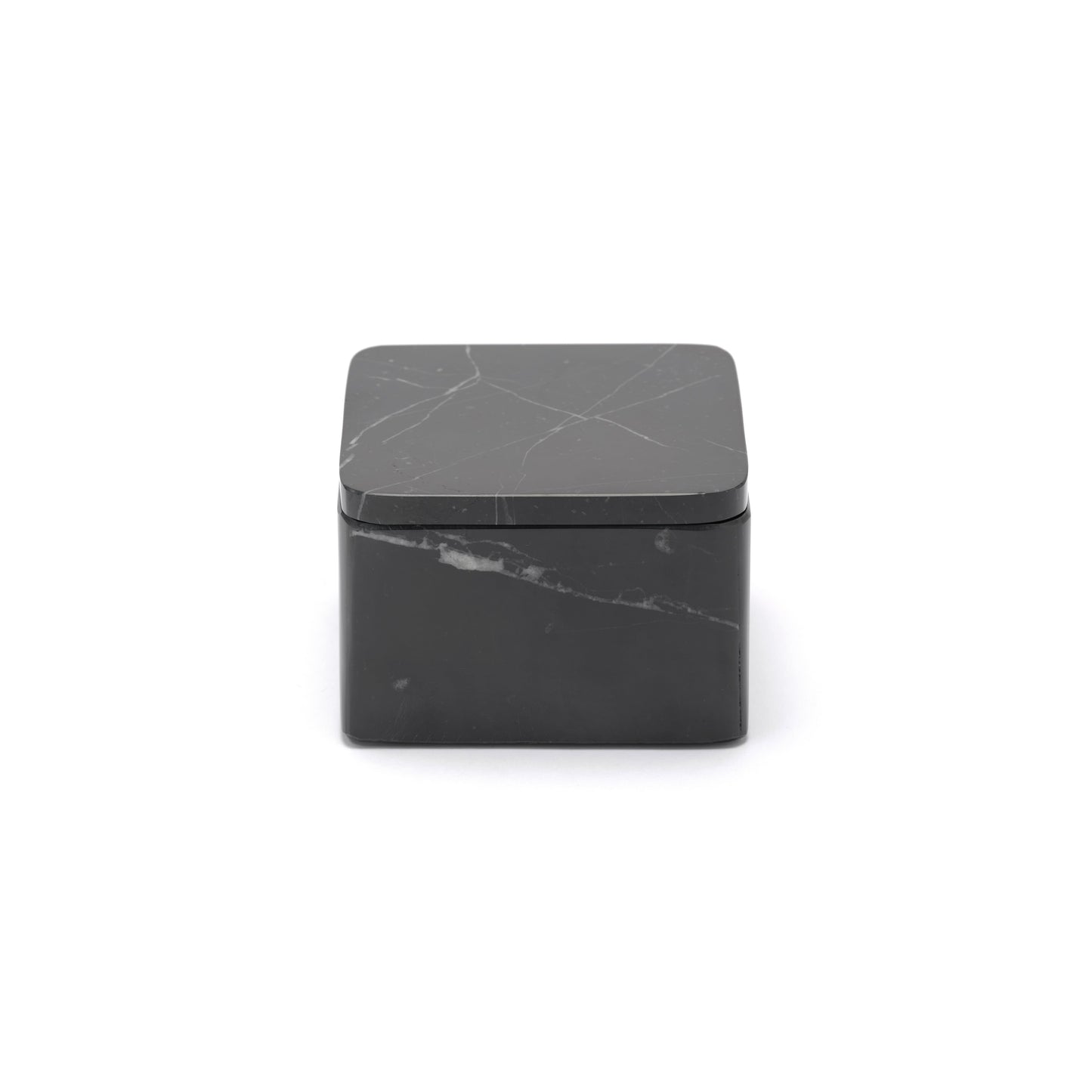 MARBLE SQUARE TRINKET BOX - Nero marquina