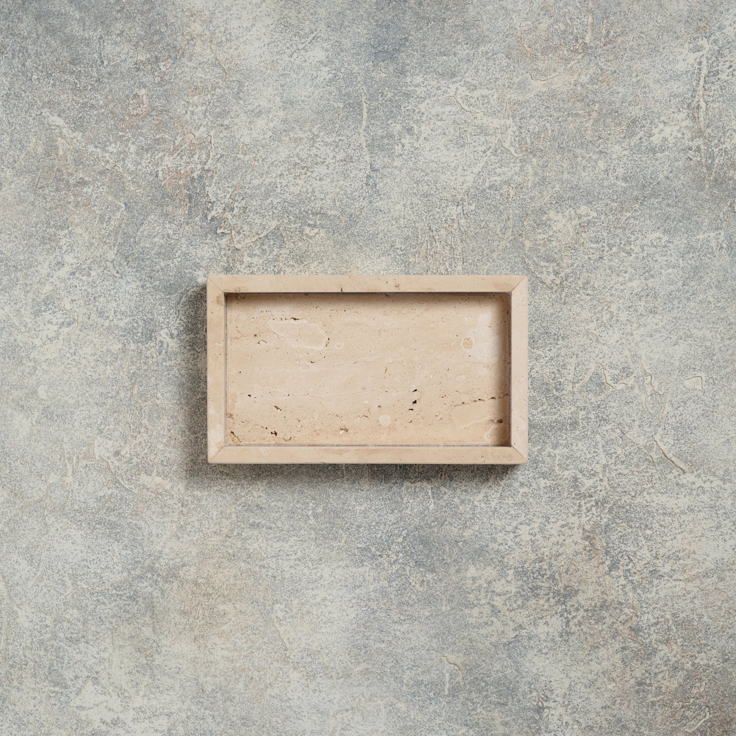 MARBLE TRAY - Roman Travertine × Small