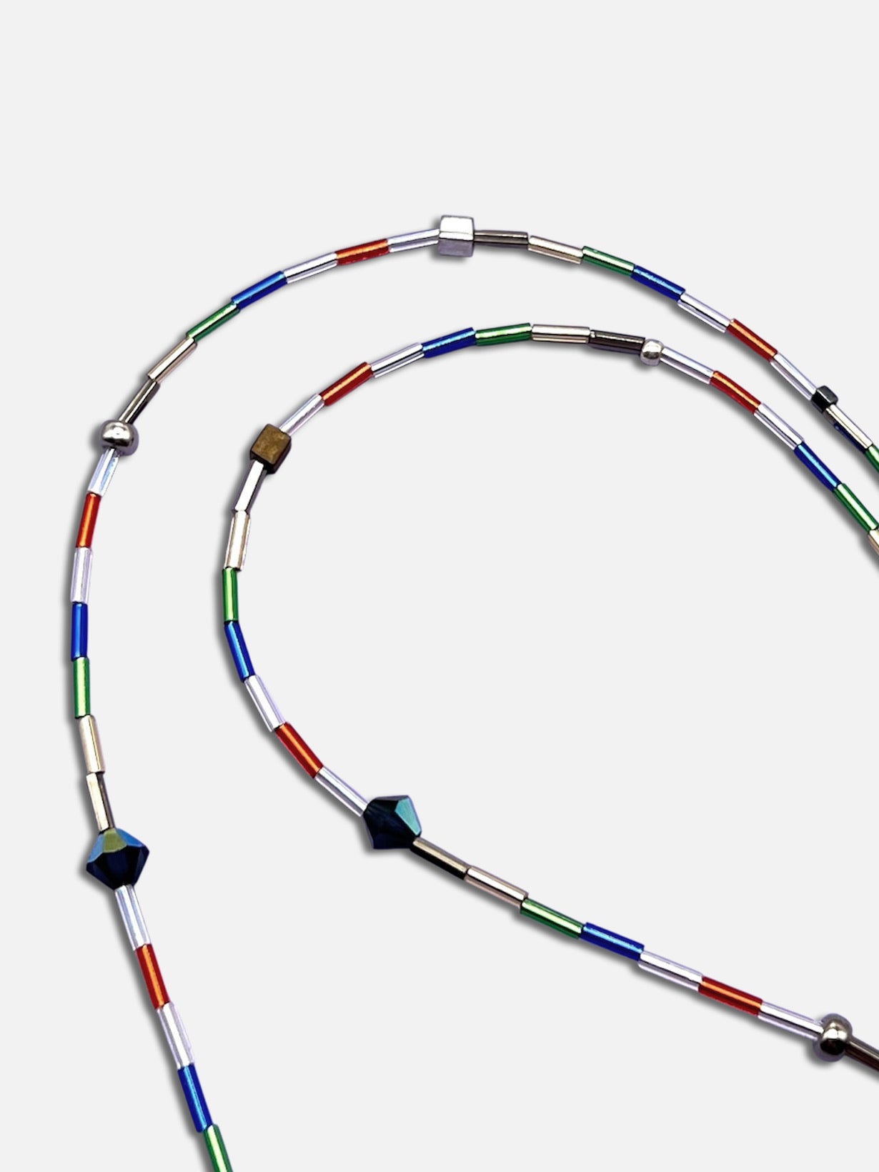 1212 Long necklace - colorful