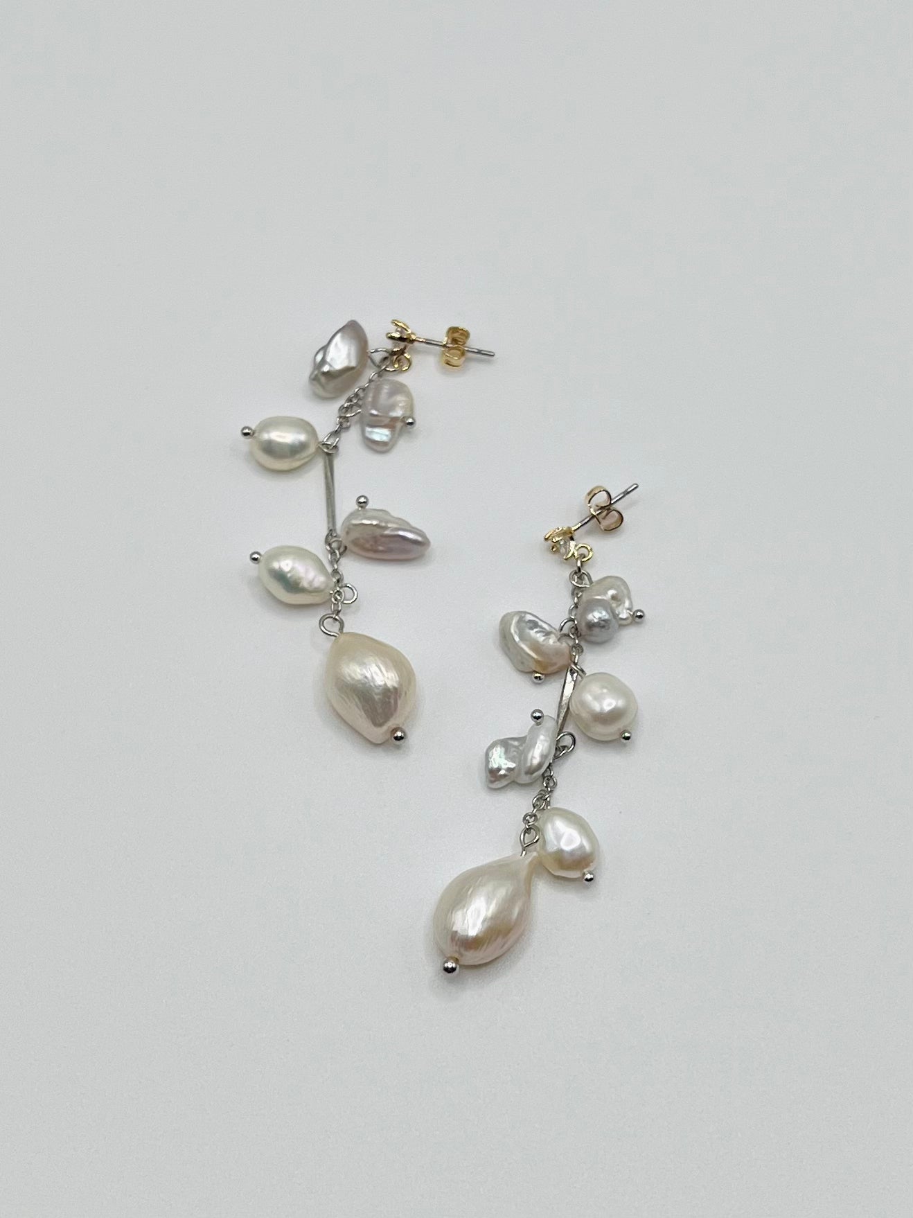 Pearl swing pierce - Gold