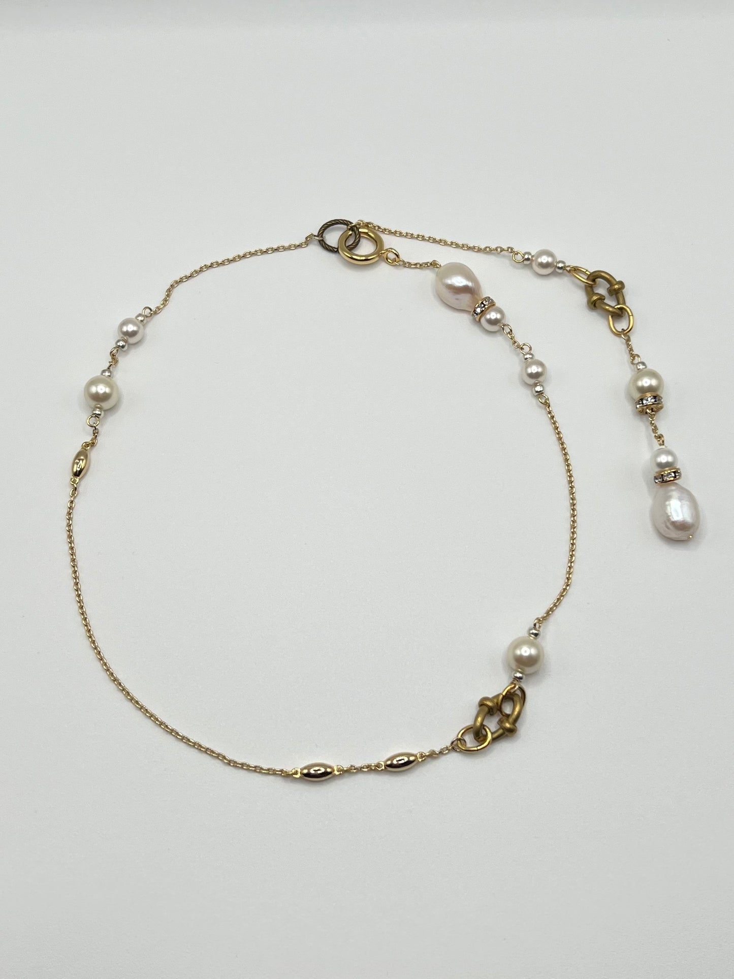 Swaying chain necklace - gold