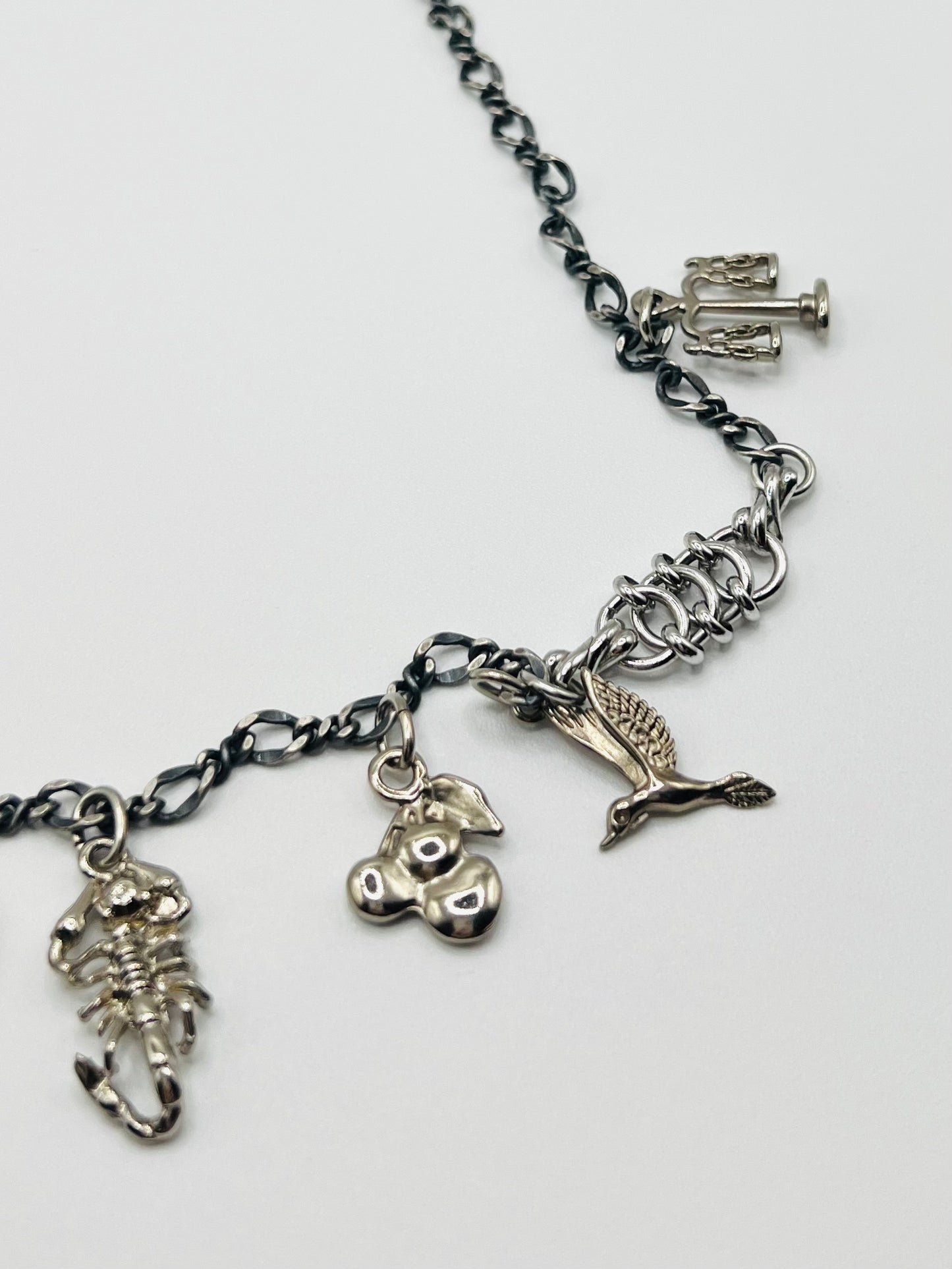 Chain charm necklace