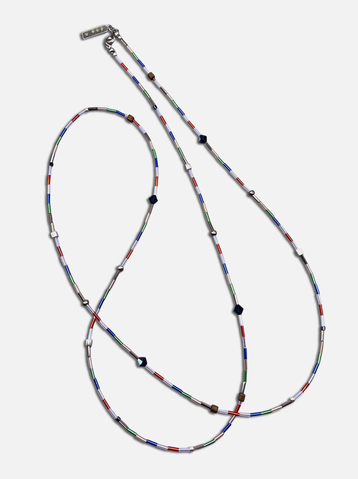 1212 Long necklace - colorful