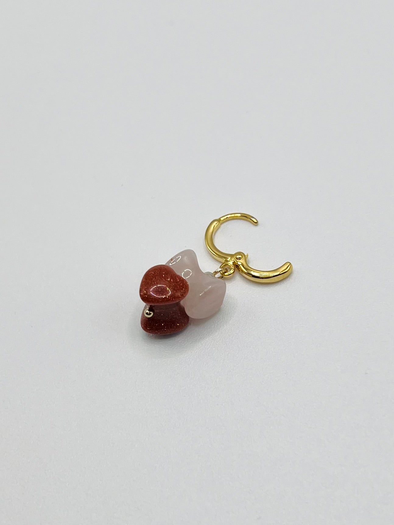 Heart stone pierce -   Gold