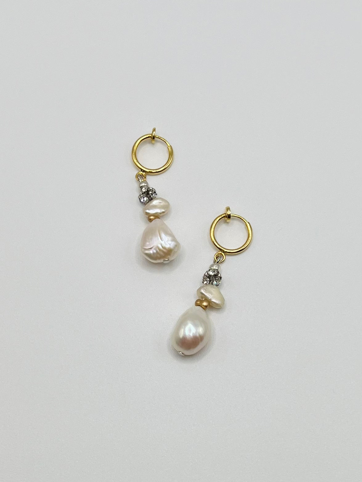 Pearl mix small pierce - Gold