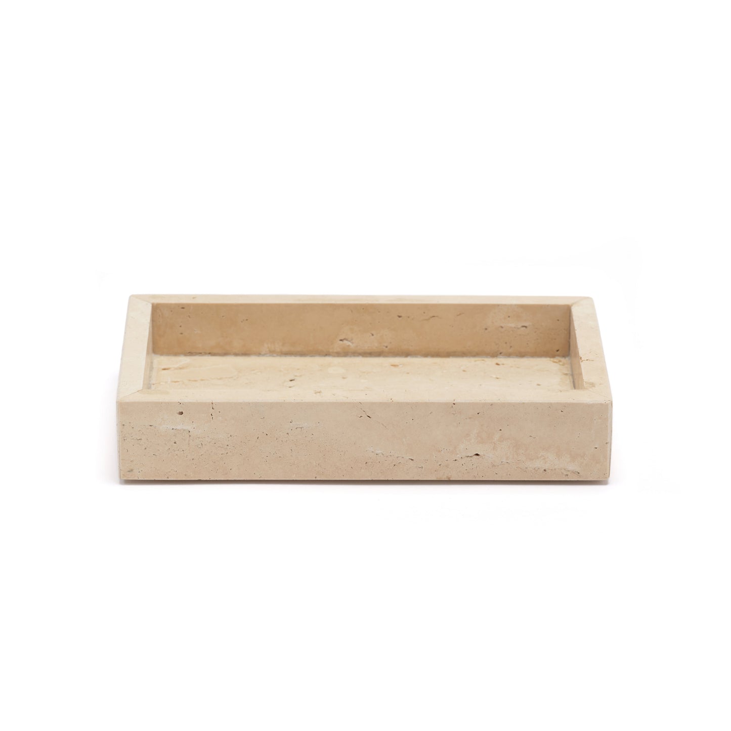 MARBLE TRAY - Roman Travertine × Small