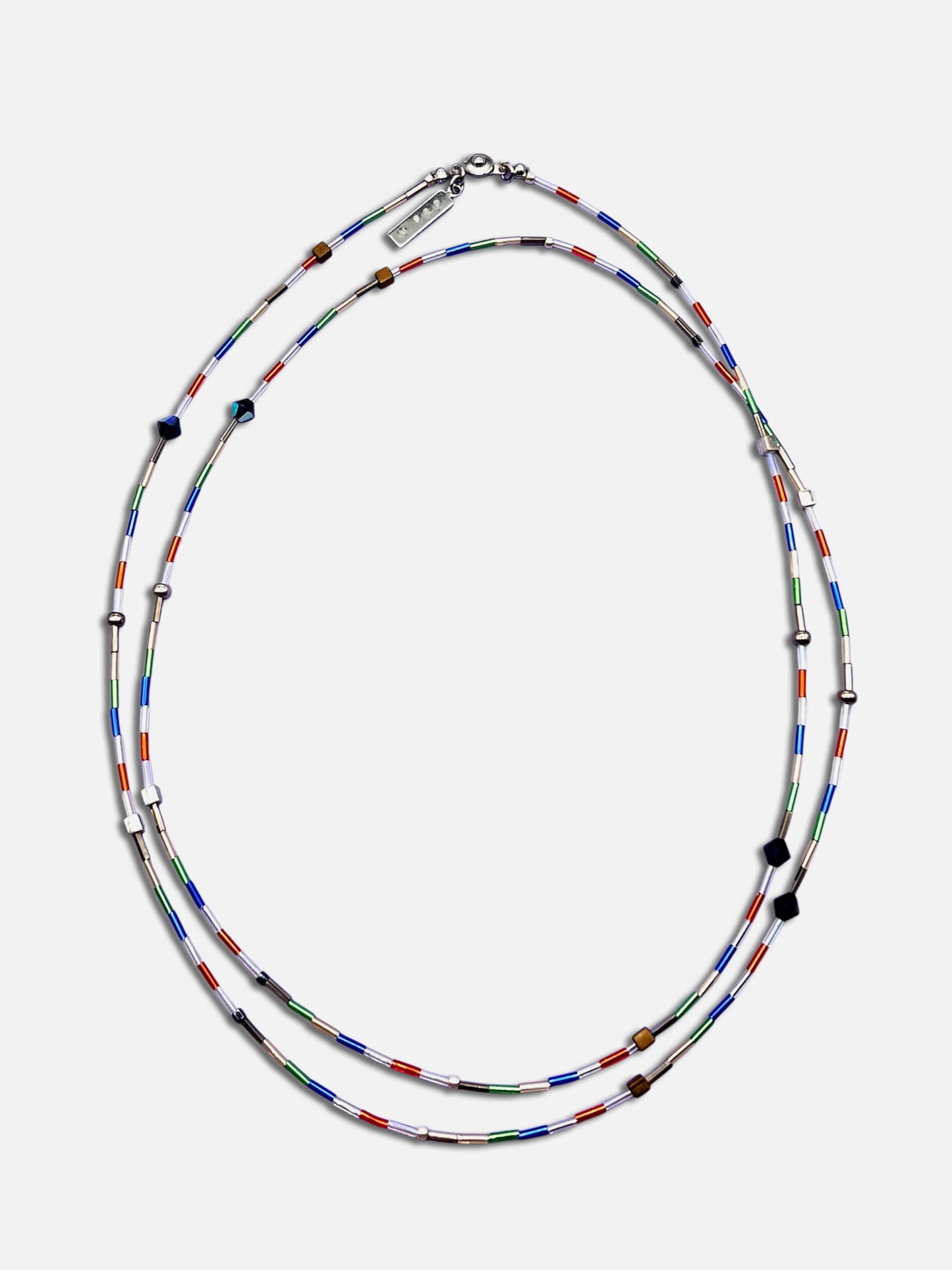 1212 Long necklace - colorful