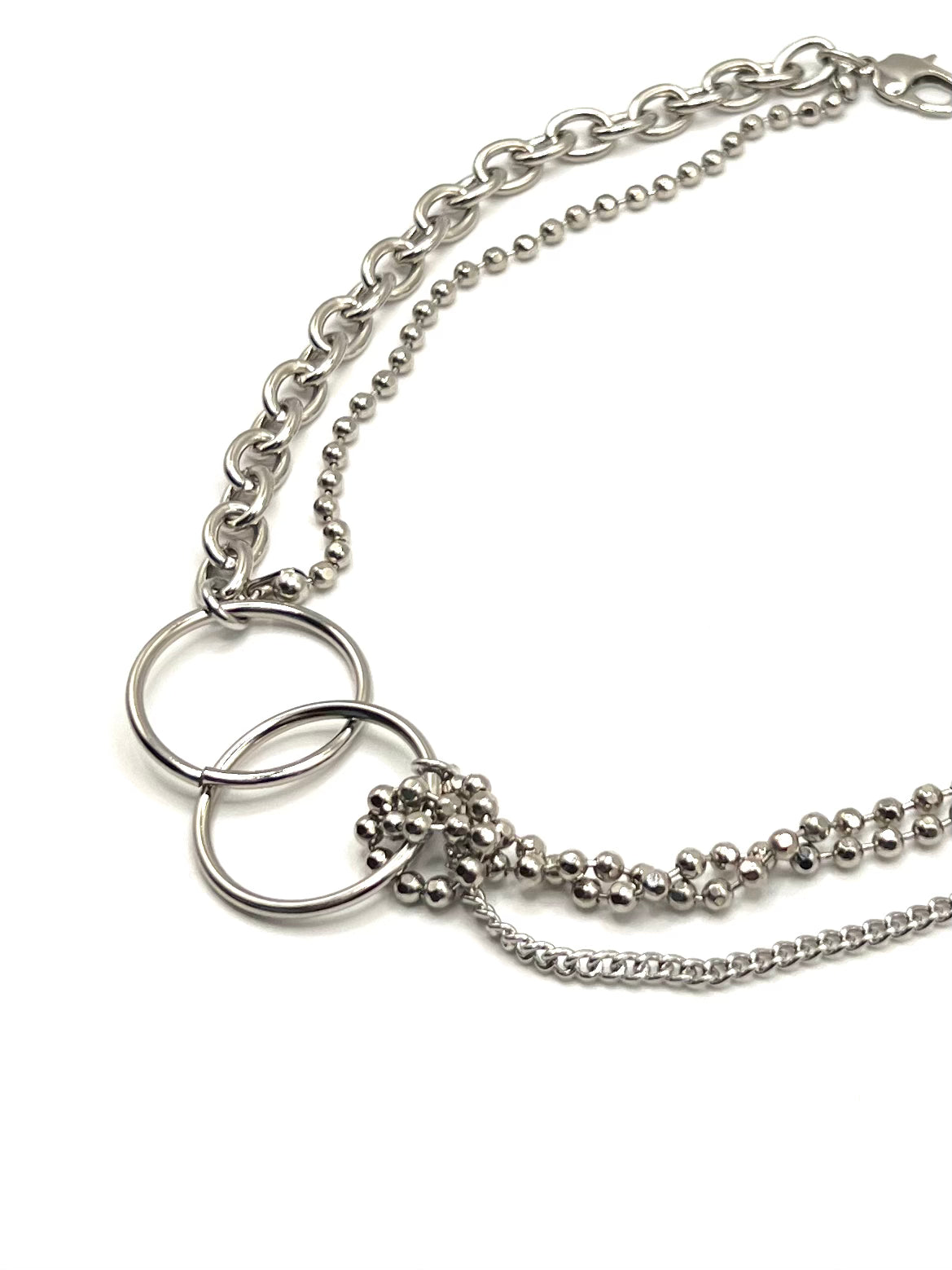Chain combination necklace - C