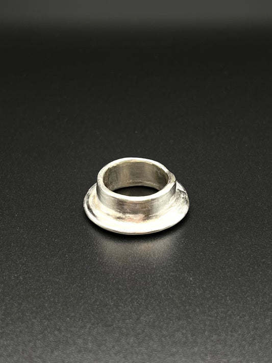 Silver original  curve ring