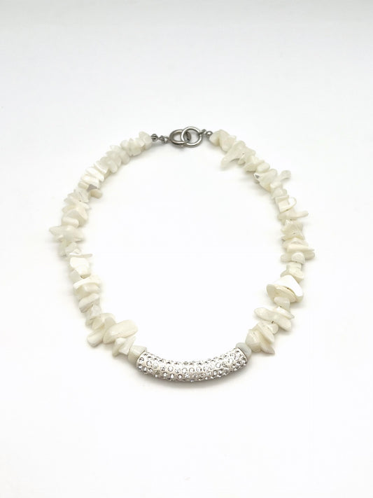 MOP bijou necklace - White