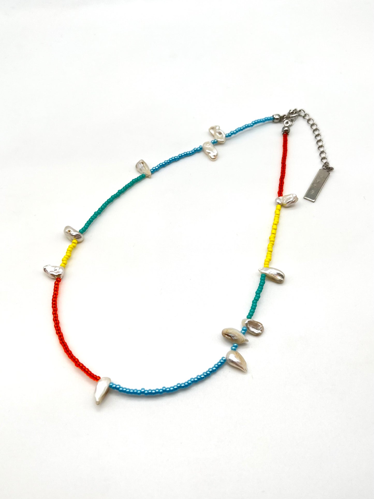 77beads necklace - colorful