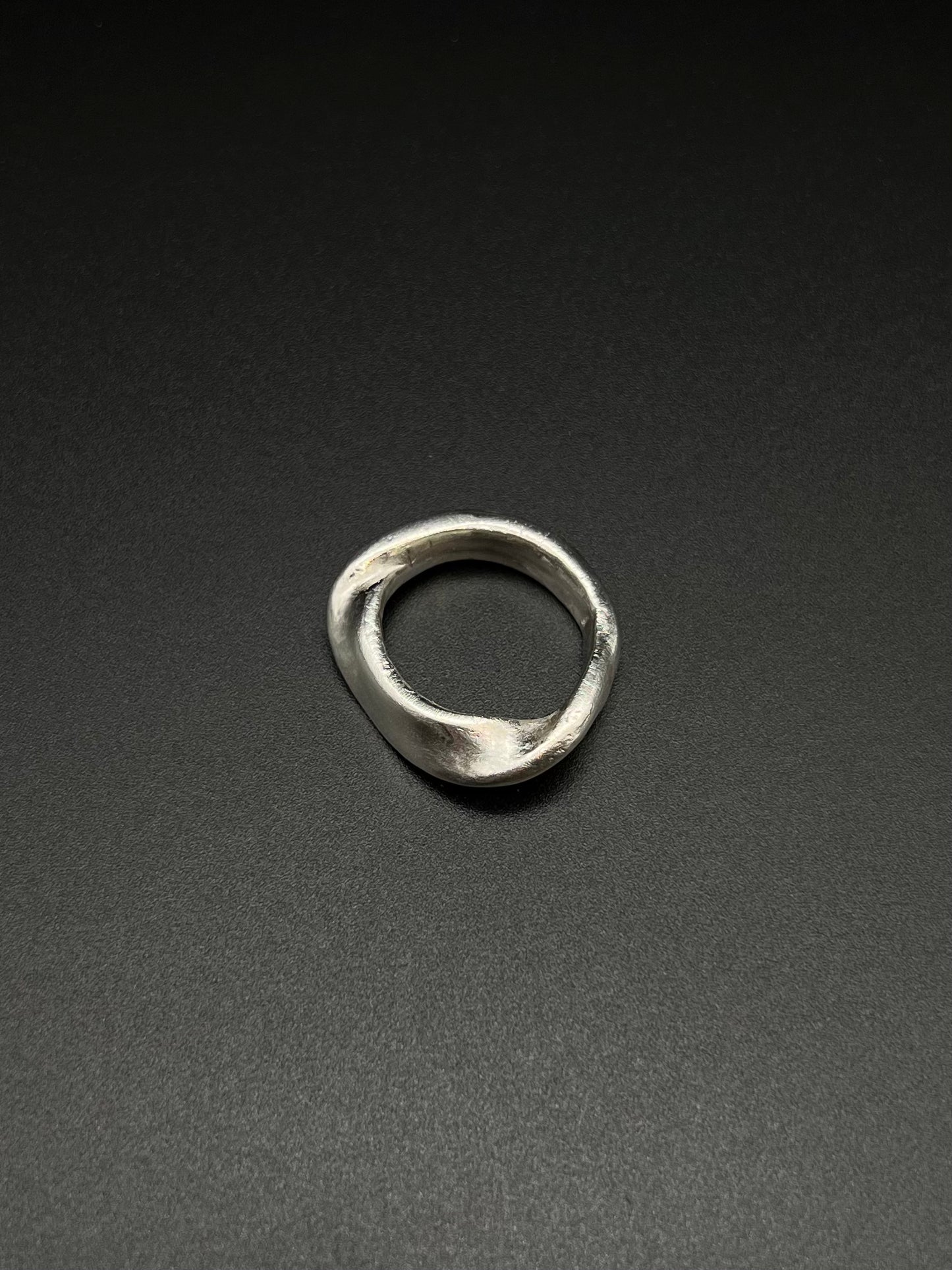 Silver original twist ring - A