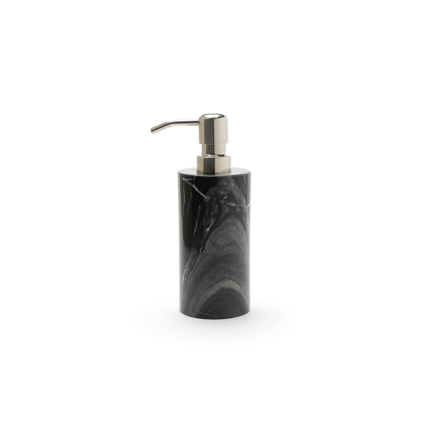 MARBLE SOAP DISPENSER - Black × Large