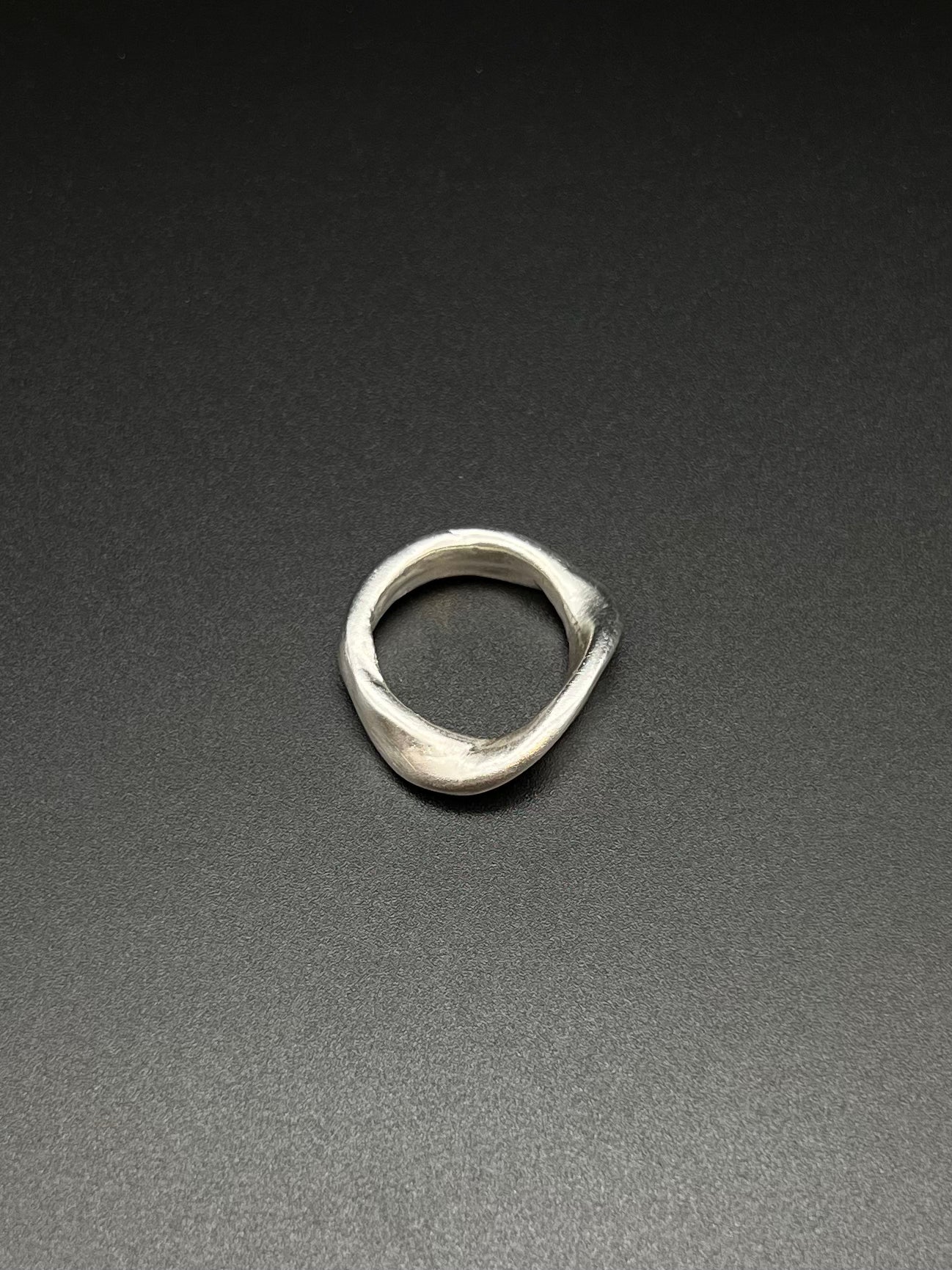 Silver original twist ring - A