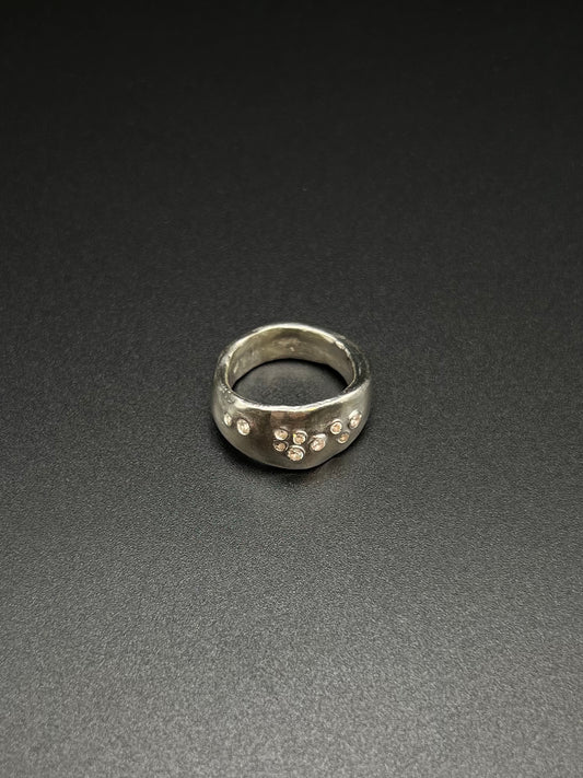 Silver original  shining ring