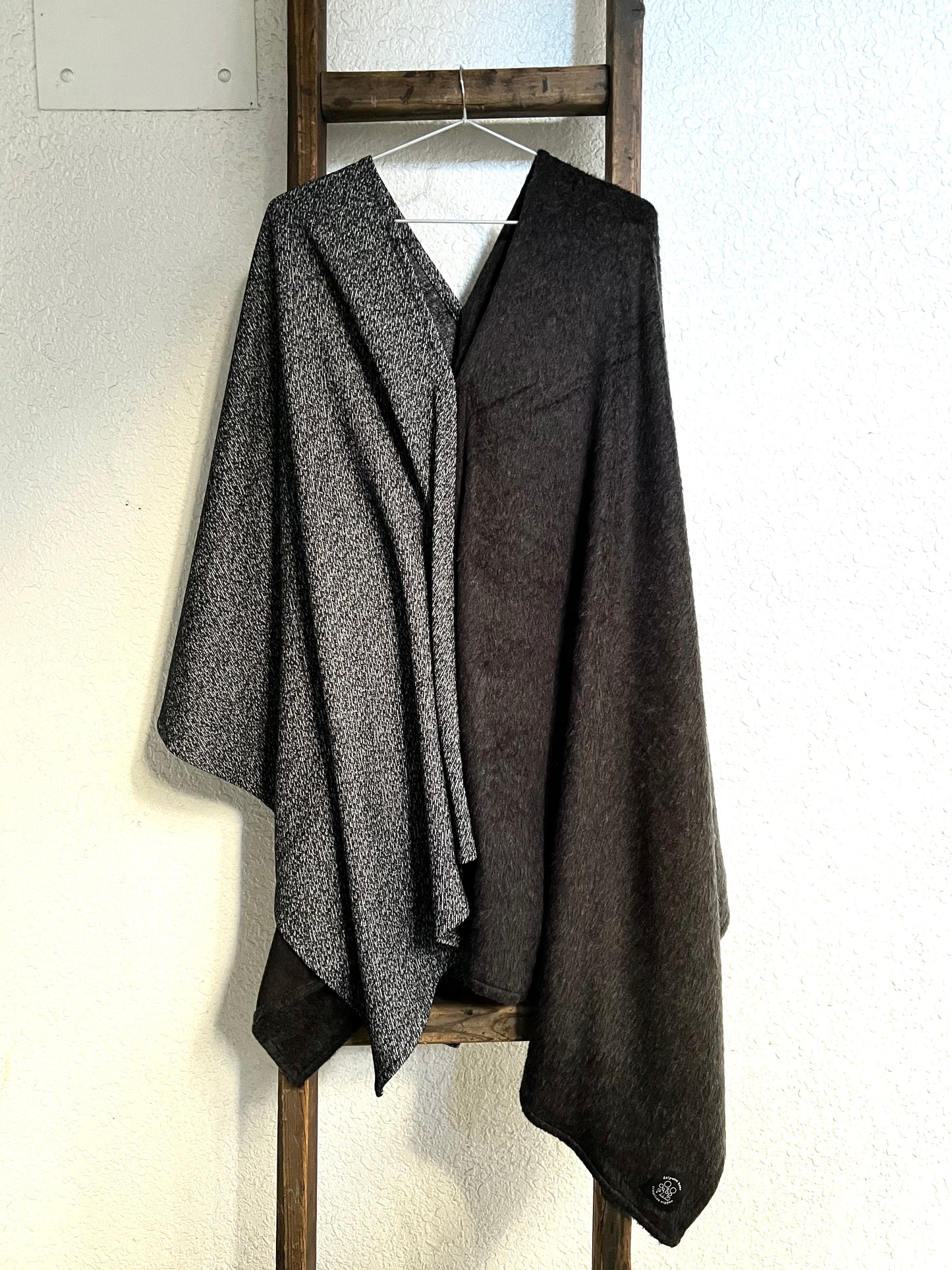Combination black scarf - large A