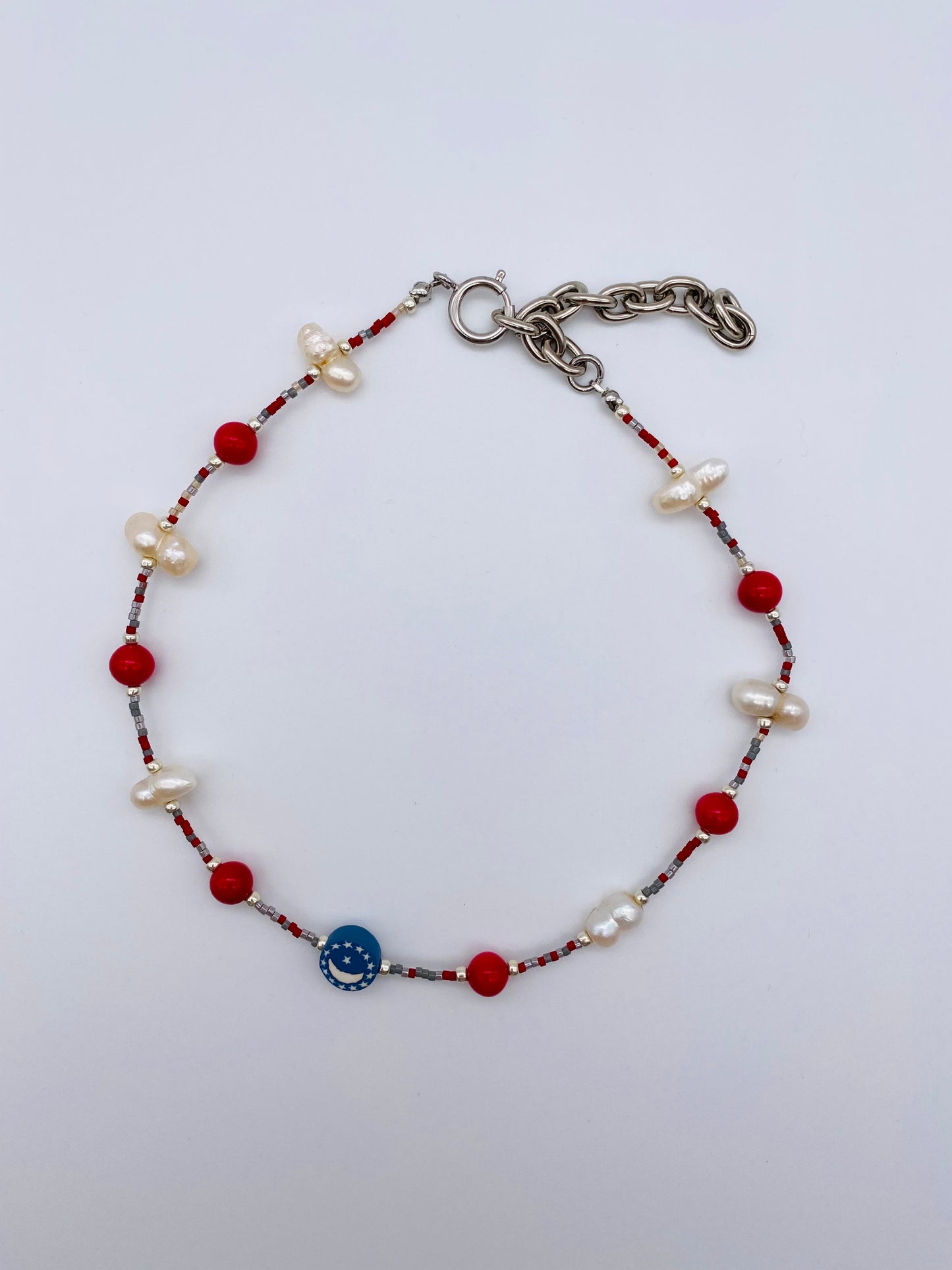 Motif-bead necklace