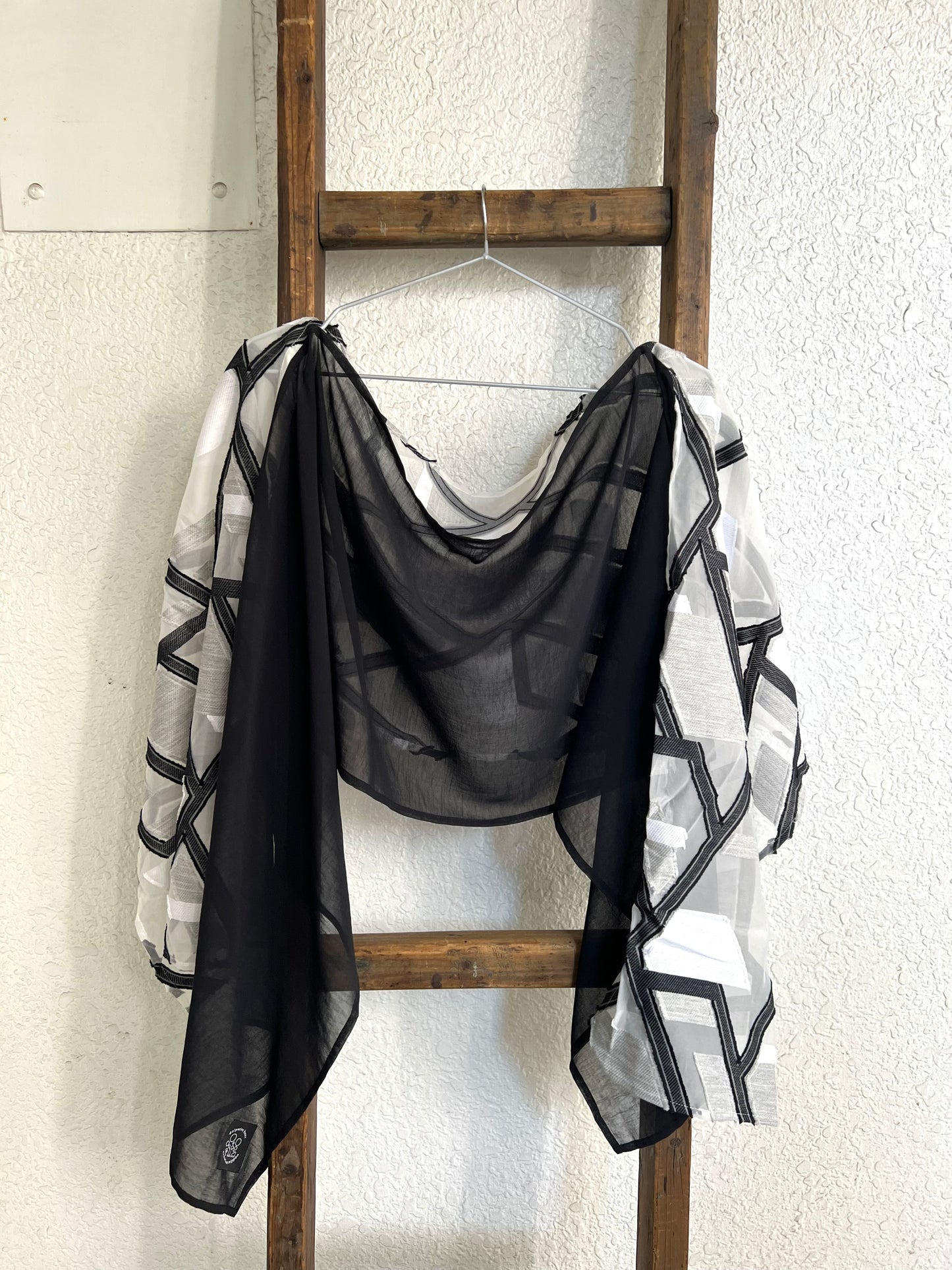 Combination scarf - Black