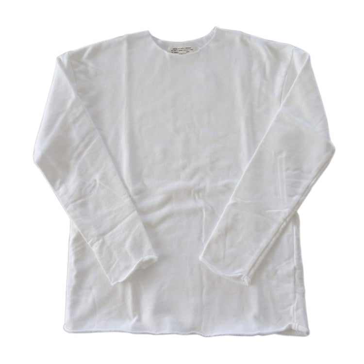 VINTAGE FRENCH TERRY RELAX FIT ALL CUT L/S[ビンテージフレンチテリー リラックスフィット オールカット長袖]WHT