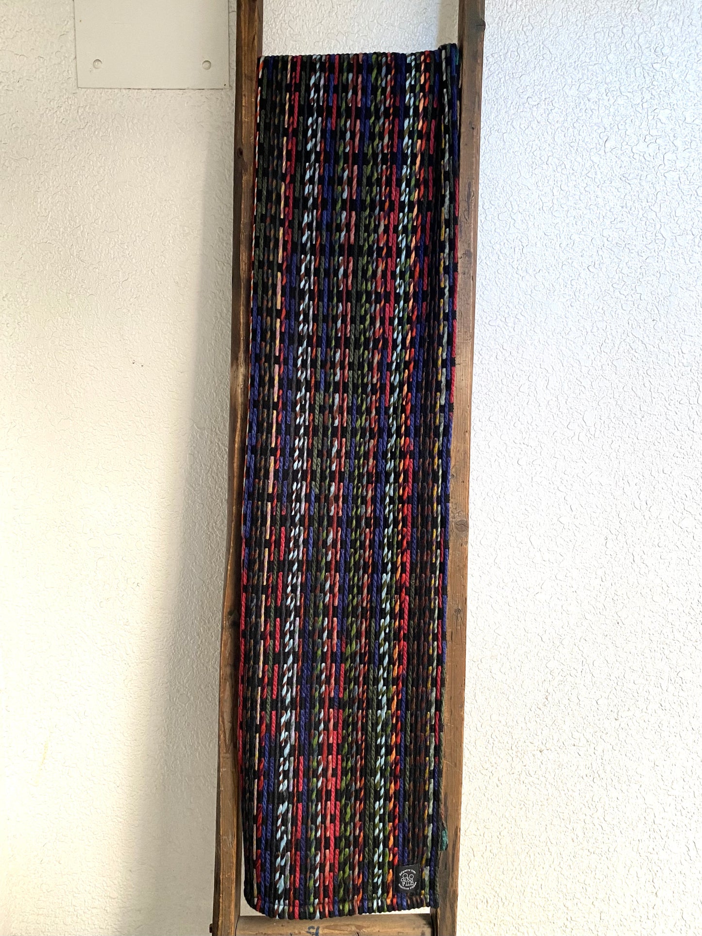 Multi stripe scarf - large