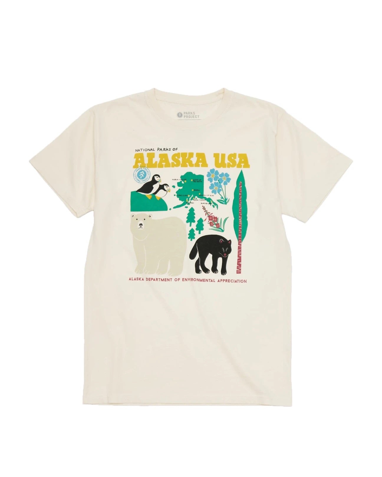 PARKS PROJECT National Parks of Alaska Organic Cotton Tee