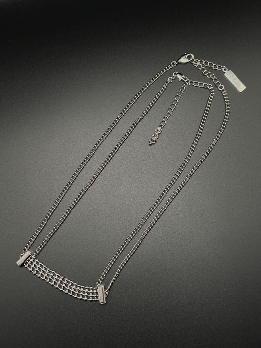 1111Bijou long necklace - Silver