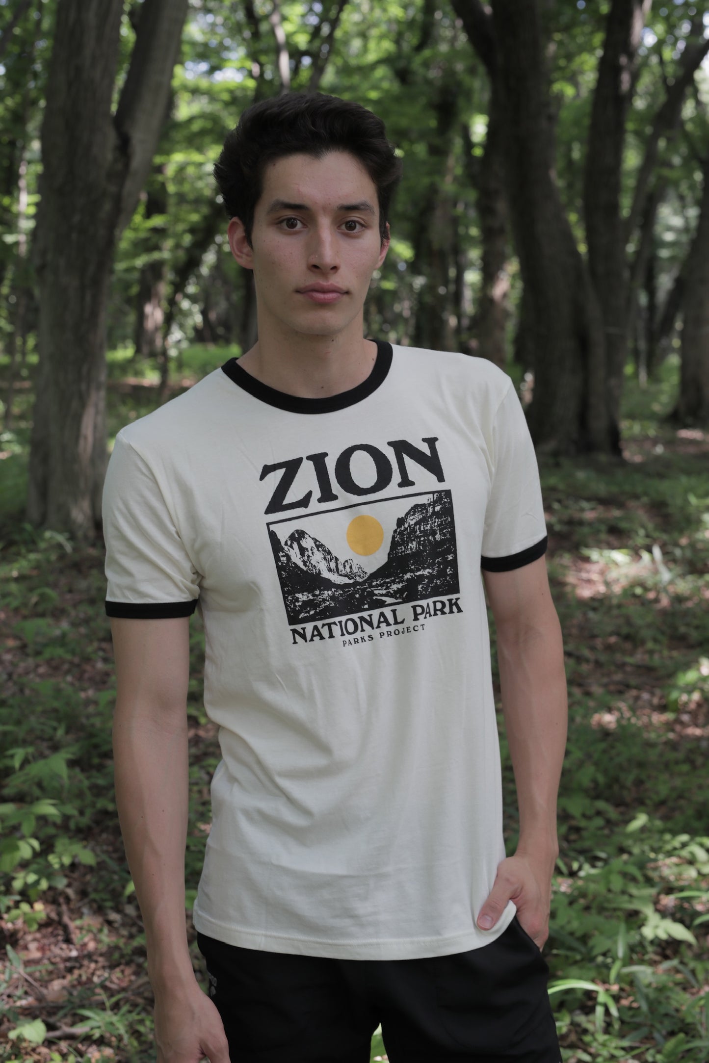 PARKS PROJECT Zion Sunset River Ringer Tee