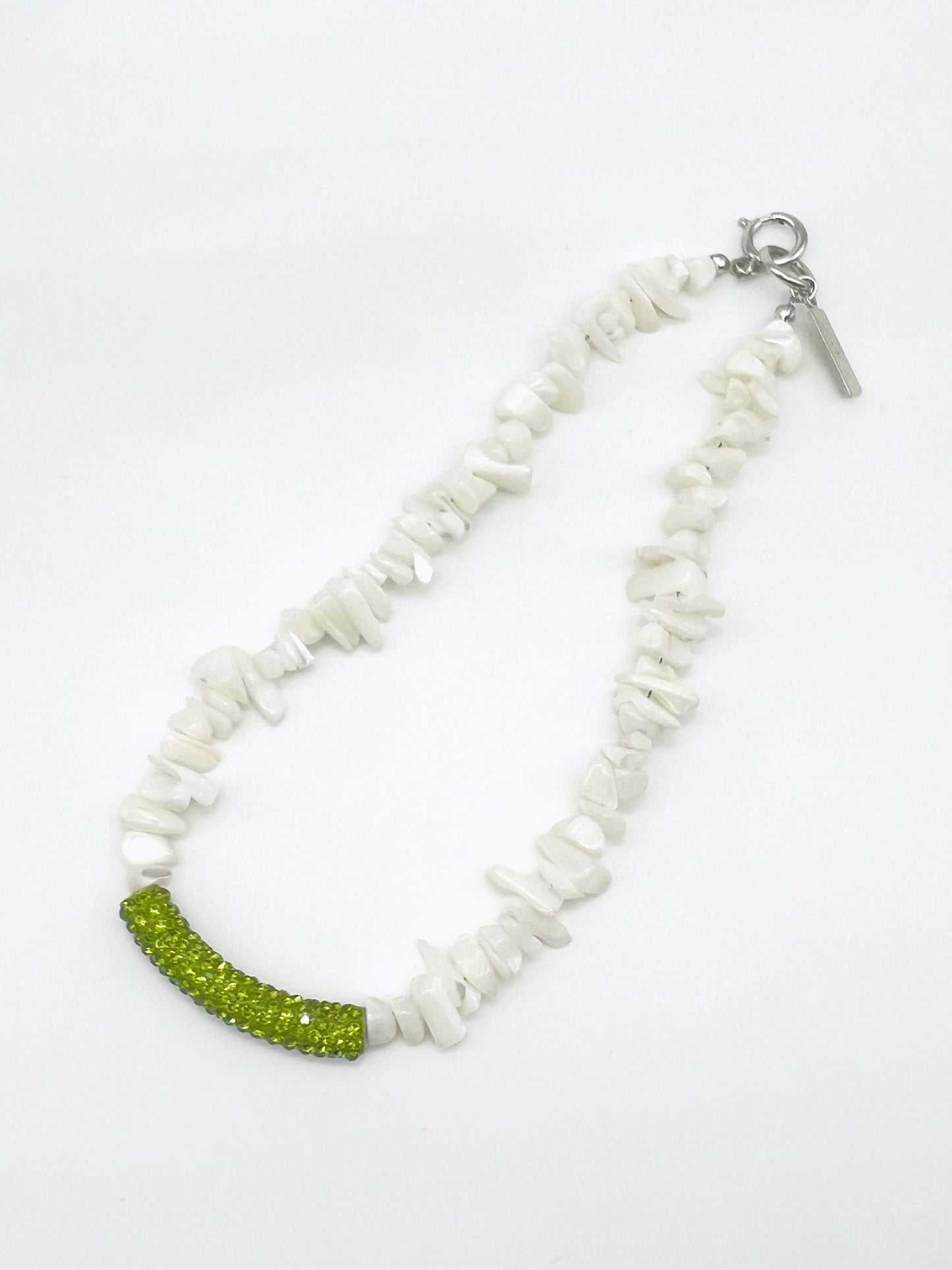 MOP bijou necklace - Green