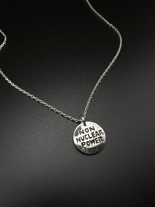 SPECIAL"Non nuclear power" NECKLACE