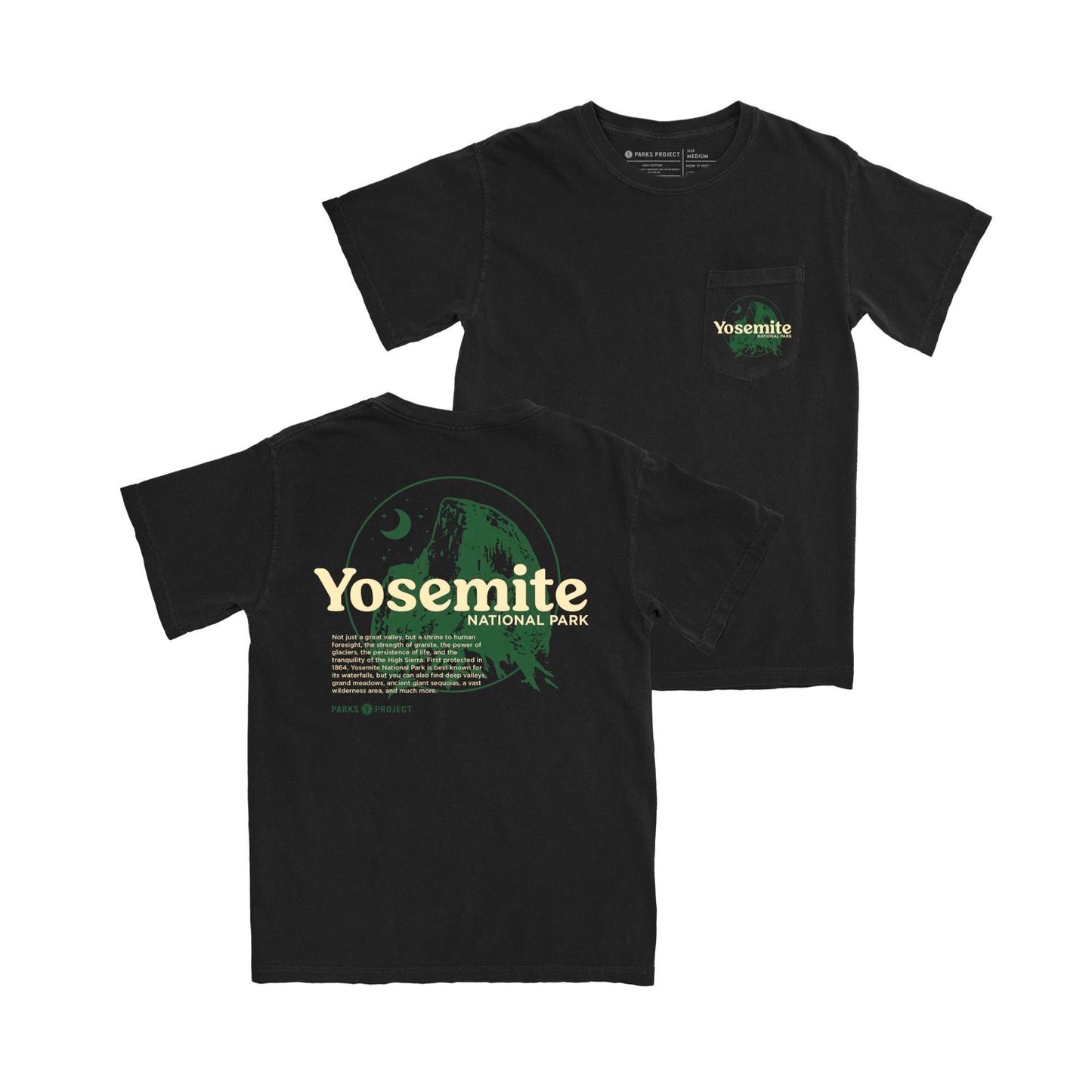 PARKS PROJECT Yosemite Puff Print Pocket Tee / YS001009