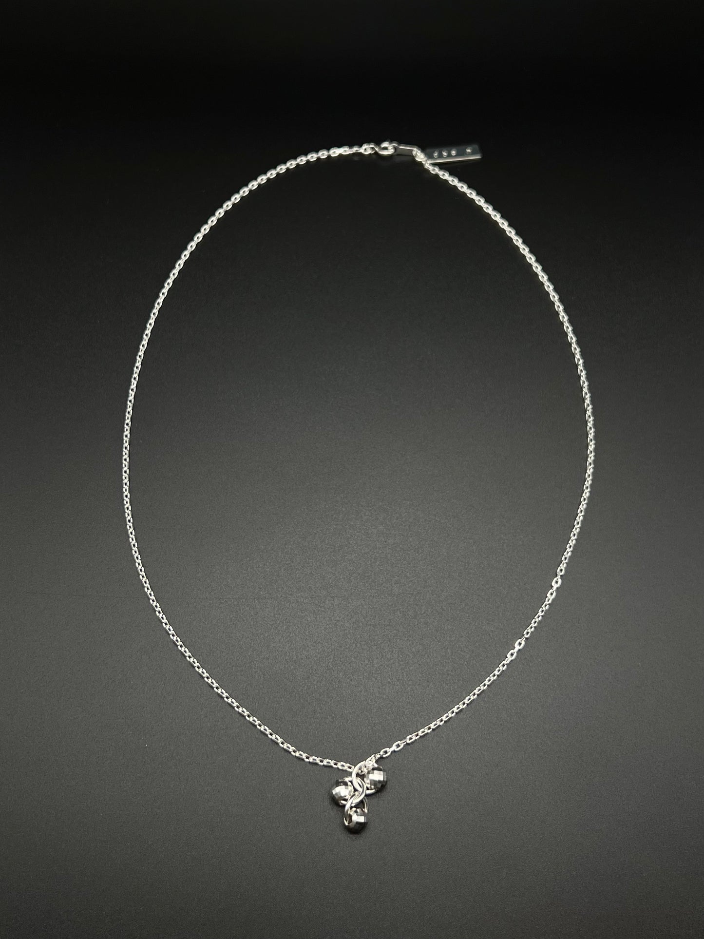 Mirror ball necklace -silver925
