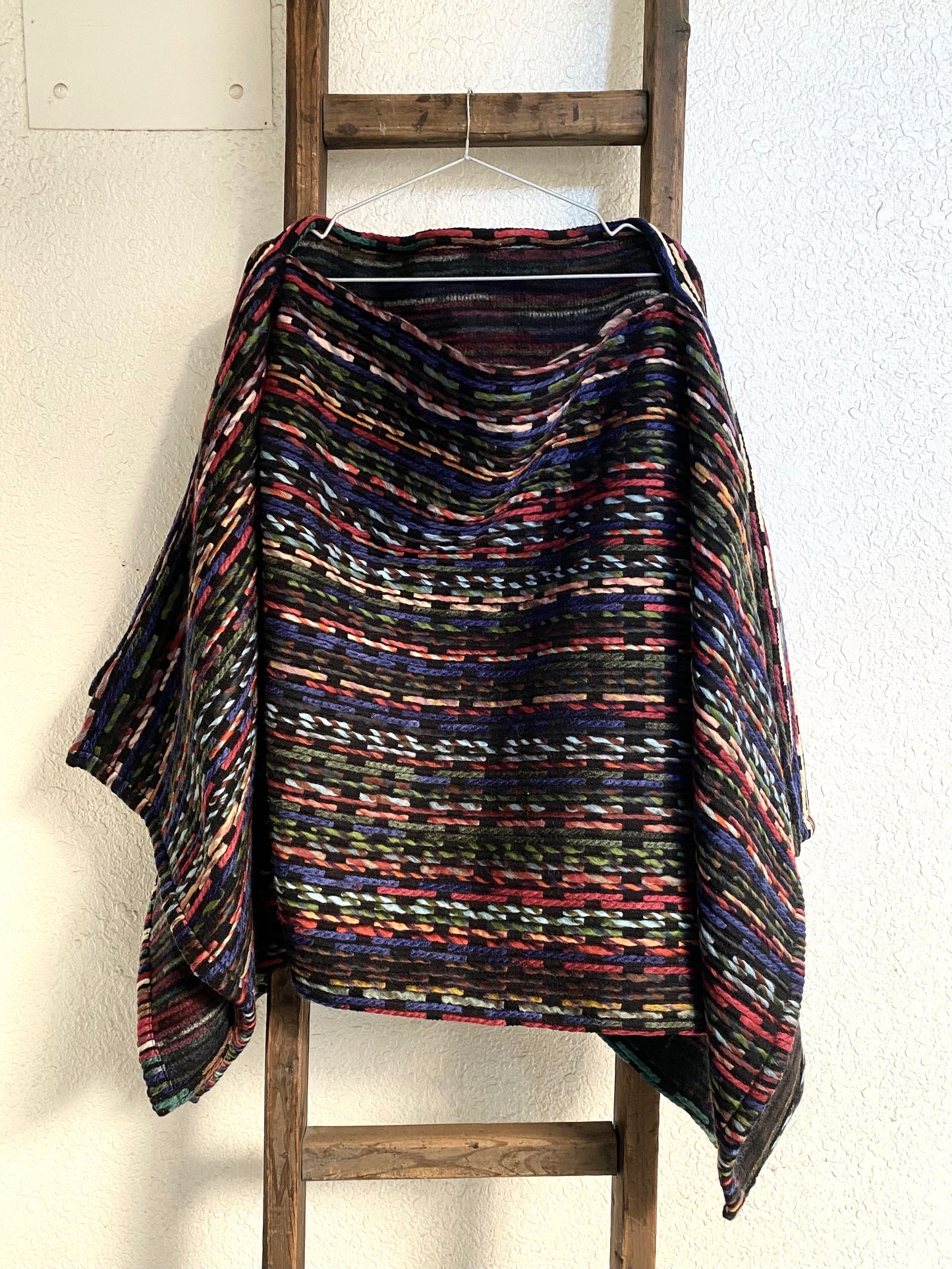 Multi stripe scarf - large
