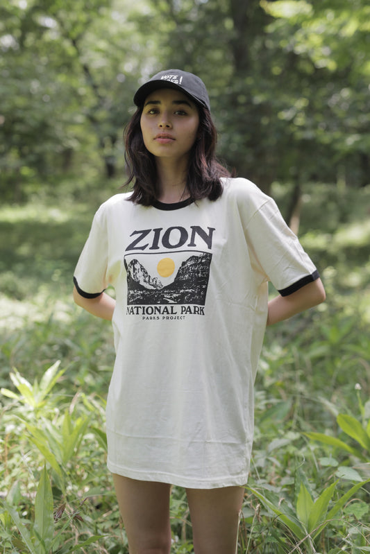 PARKS PROJECT Zion Sunset River Ringer Tee