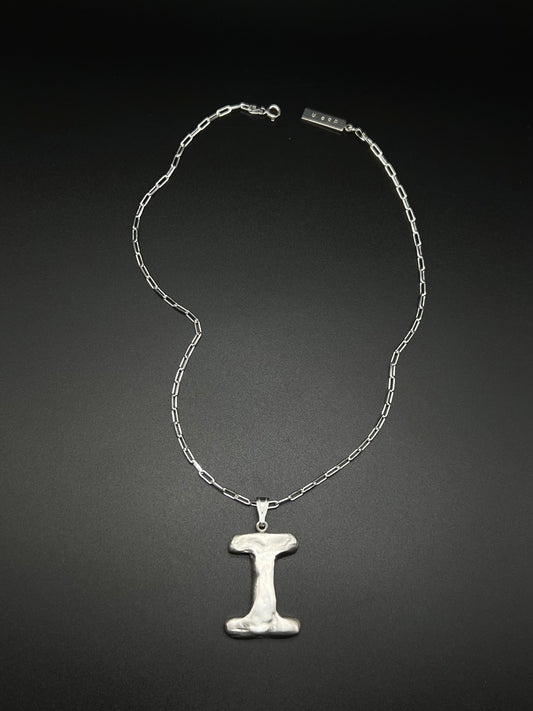 "I" motif necklace S -silver original