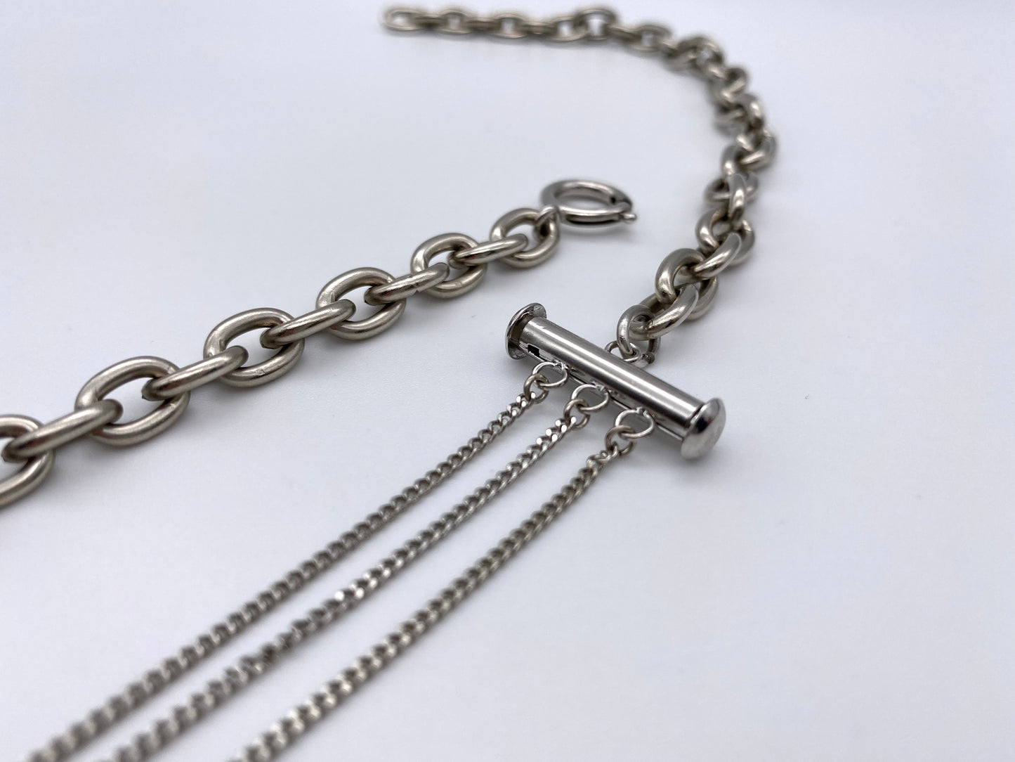 Asymmetry chain necklace