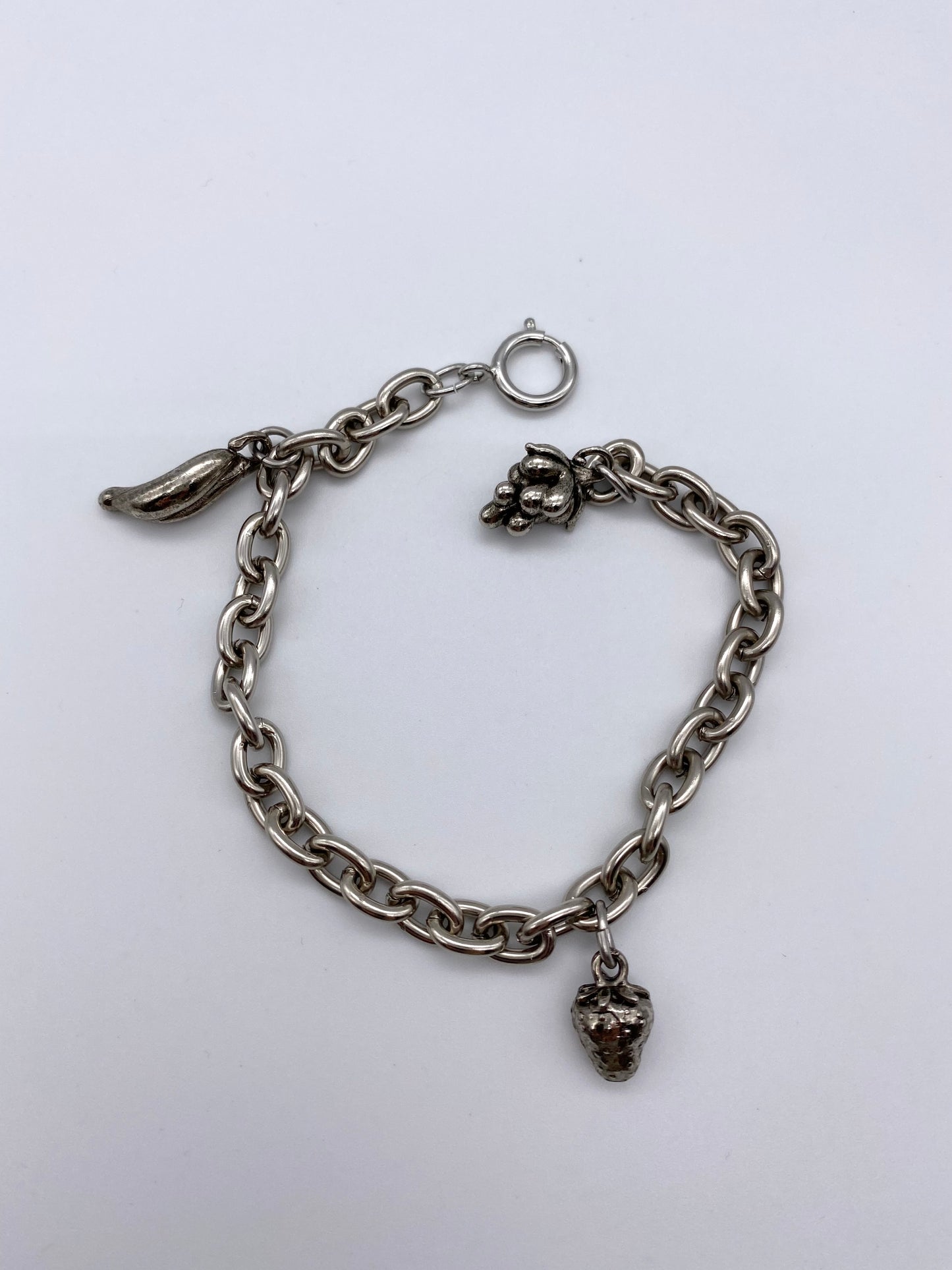 Fruit chain bracelet - Silver