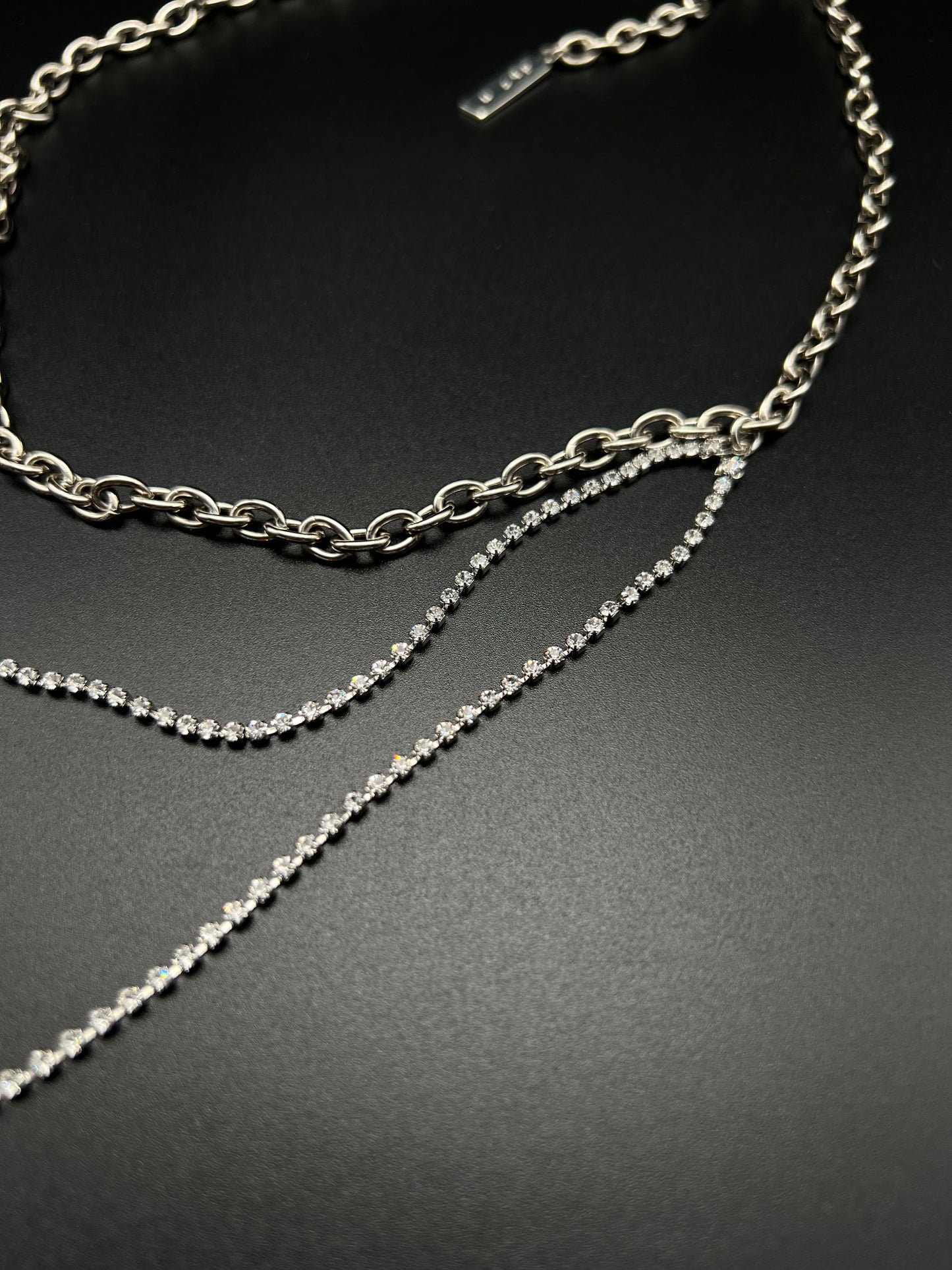 1111Shining necklace - Silver