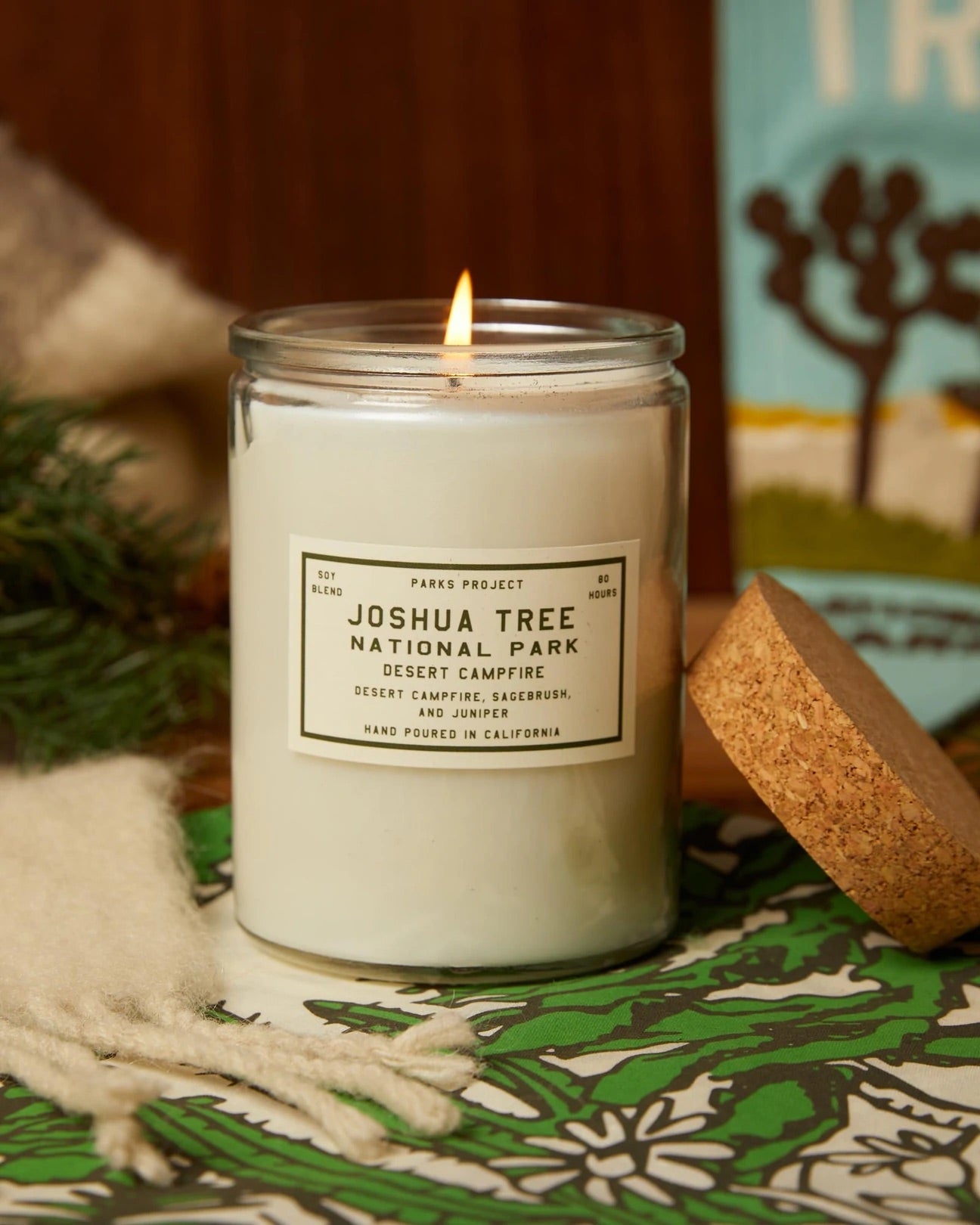 PARKS PROJECT Joshua Tree Desert Campfire Candle｜SP20-95