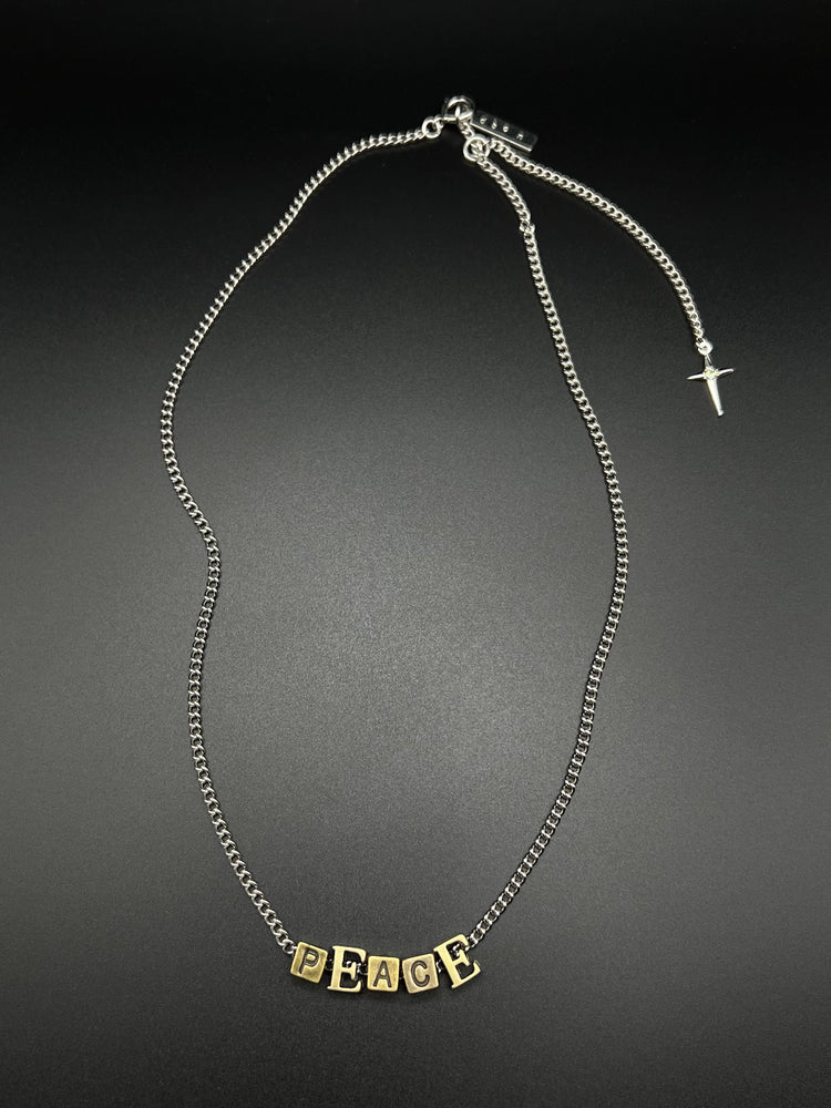 1212 "PEACE"necklace