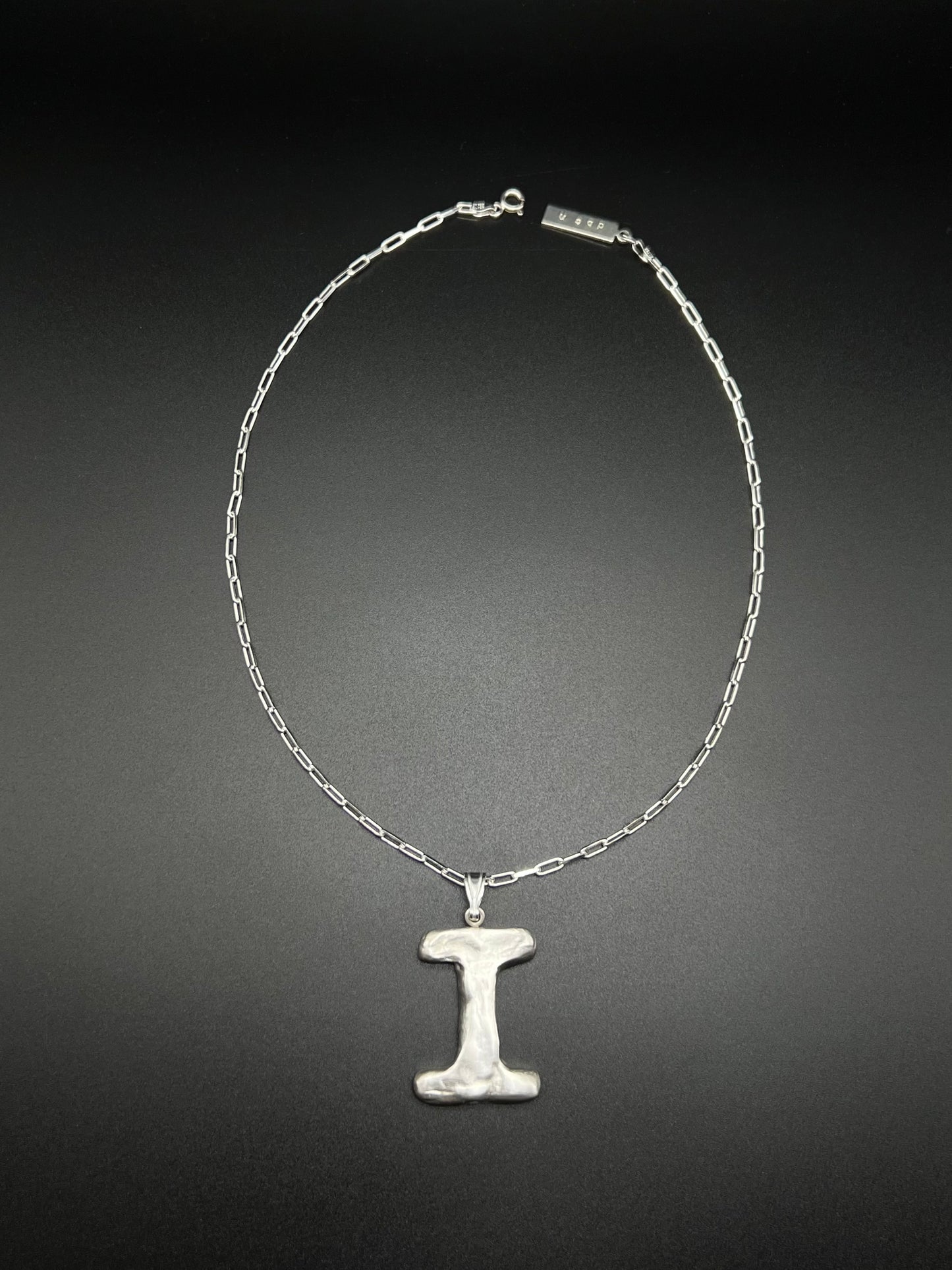 "I" motif necklace S -silver original
